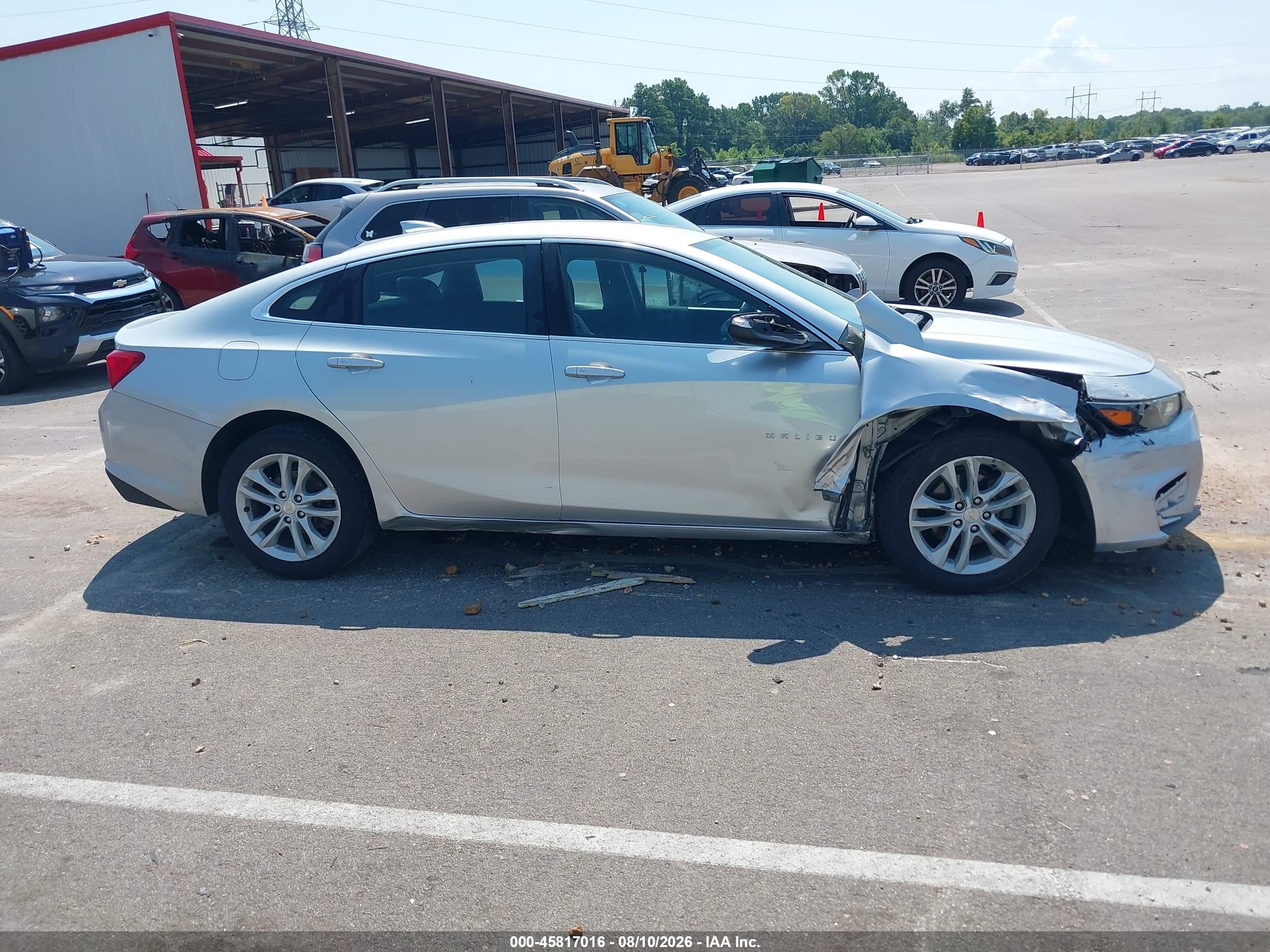 2018 Chevrolet Malibu Lt Серебряный vin: 1G1ZD5ST2JF123466