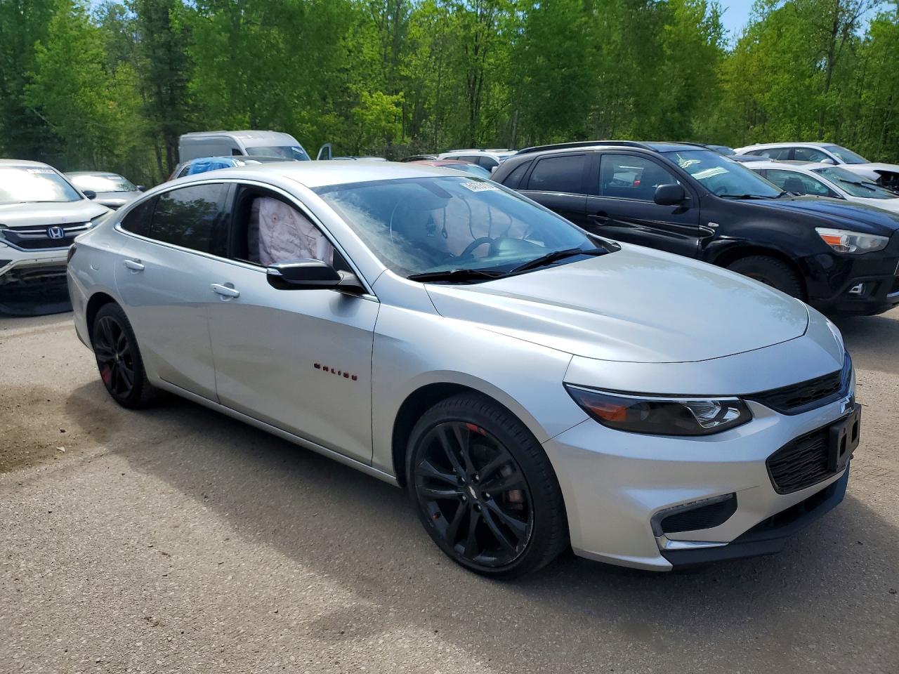 2018 Chevrolet Malibu Lt Silver vin: 1G1ZD5ST2JF158654
