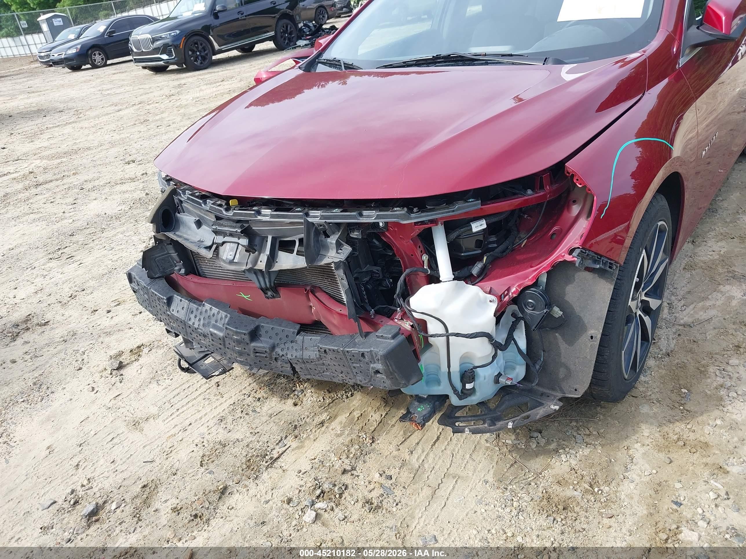 2018 Chevrolet Malibu Lt Maroon vin: 1G1ZD5ST2JF164373