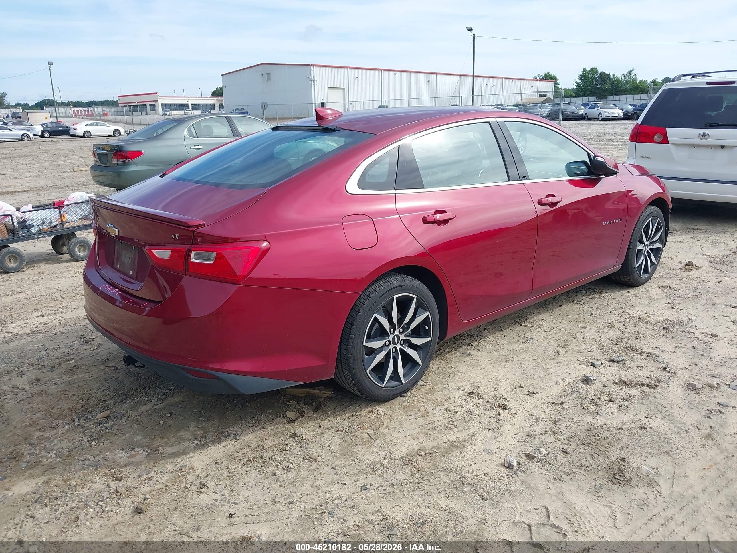 2018 Chevrolet Malibu Lt Maroon vin: 1G1ZD5ST2JF164373