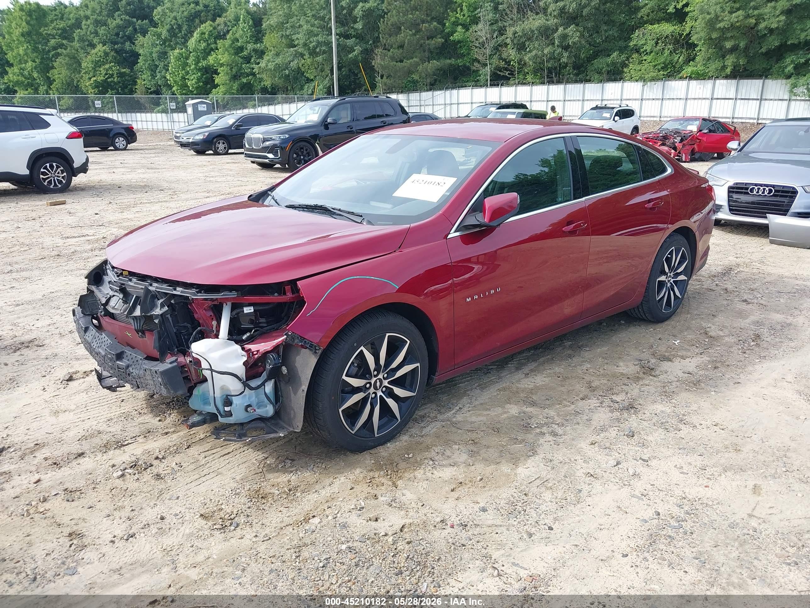 2018 Chevrolet Malibu Lt Maroon vin: 1G1ZD5ST2JF164373