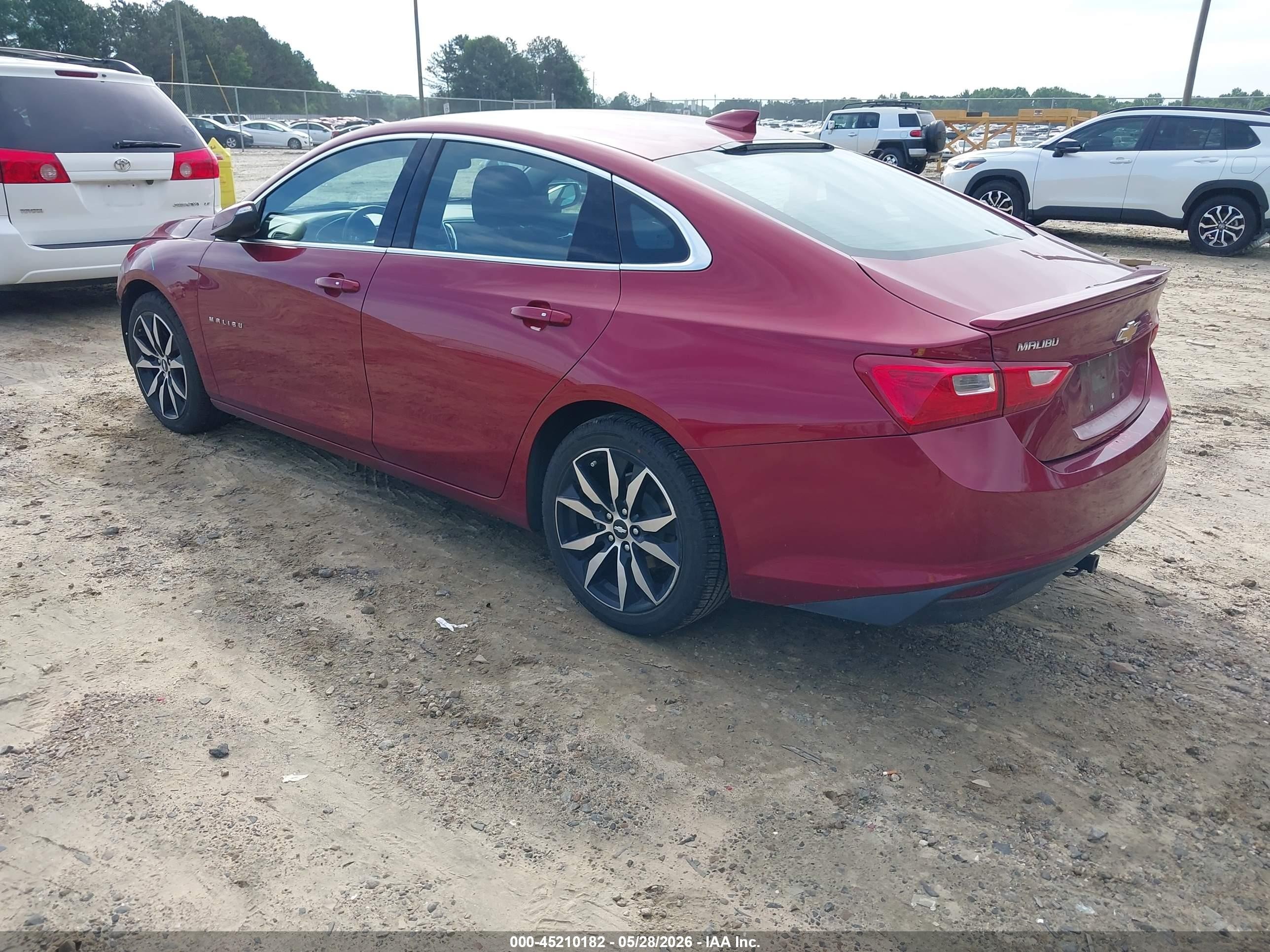 2018 Chevrolet Malibu Lt Maroon vin: 1G1ZD5ST2JF164373