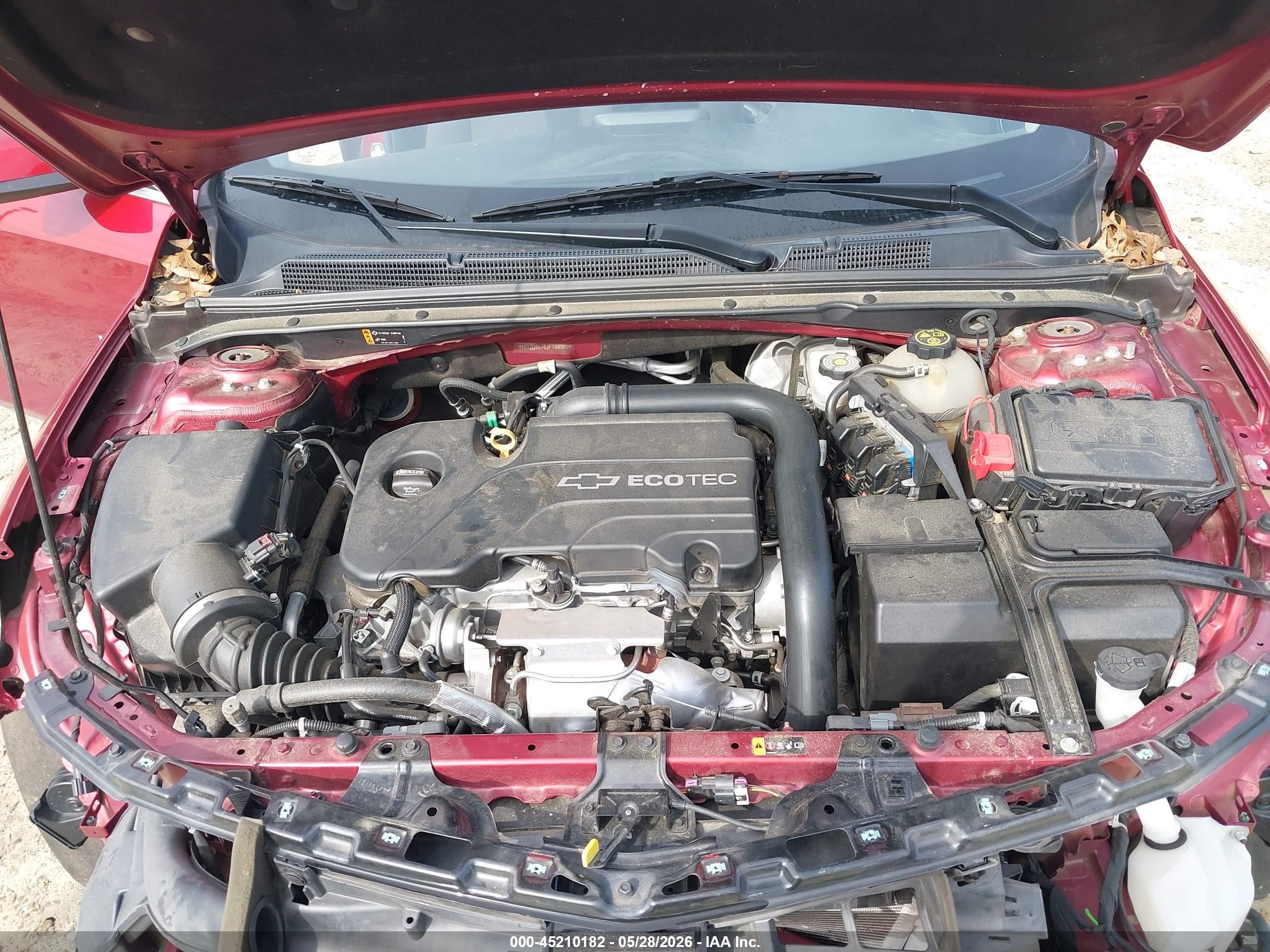 2018 Chevrolet Malibu Lt Maroon vin: 1G1ZD5ST2JF164373