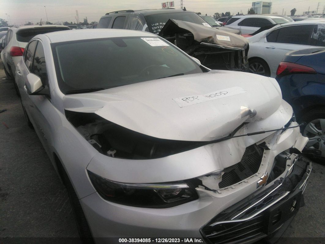 2018 Chevrolet Malibu Lt White vin: 1G1ZD5ST2JF231554