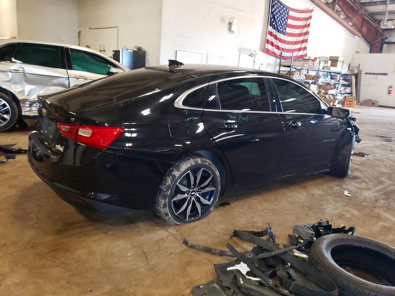 2018 Chevrolet Malibu Lt Black vin: 1G1ZD5ST2JF286408
