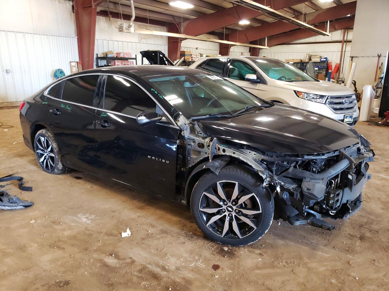 2018 Chevrolet Malibu Lt Black vin: 1G1ZD5ST2JF286408
