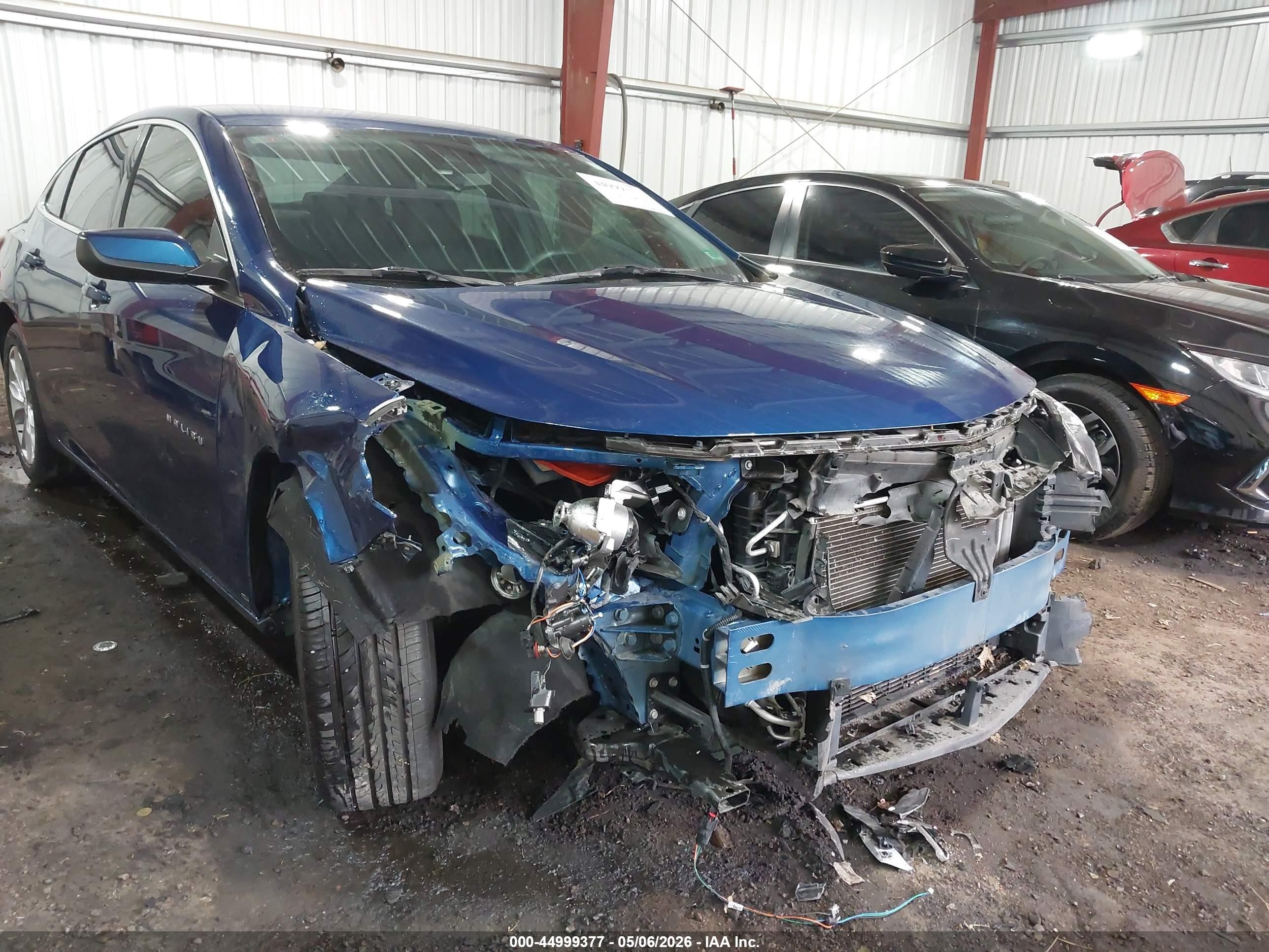 2019 Chevrolet Malibu Lt Синий vin: 1G1ZD5ST2KF151561