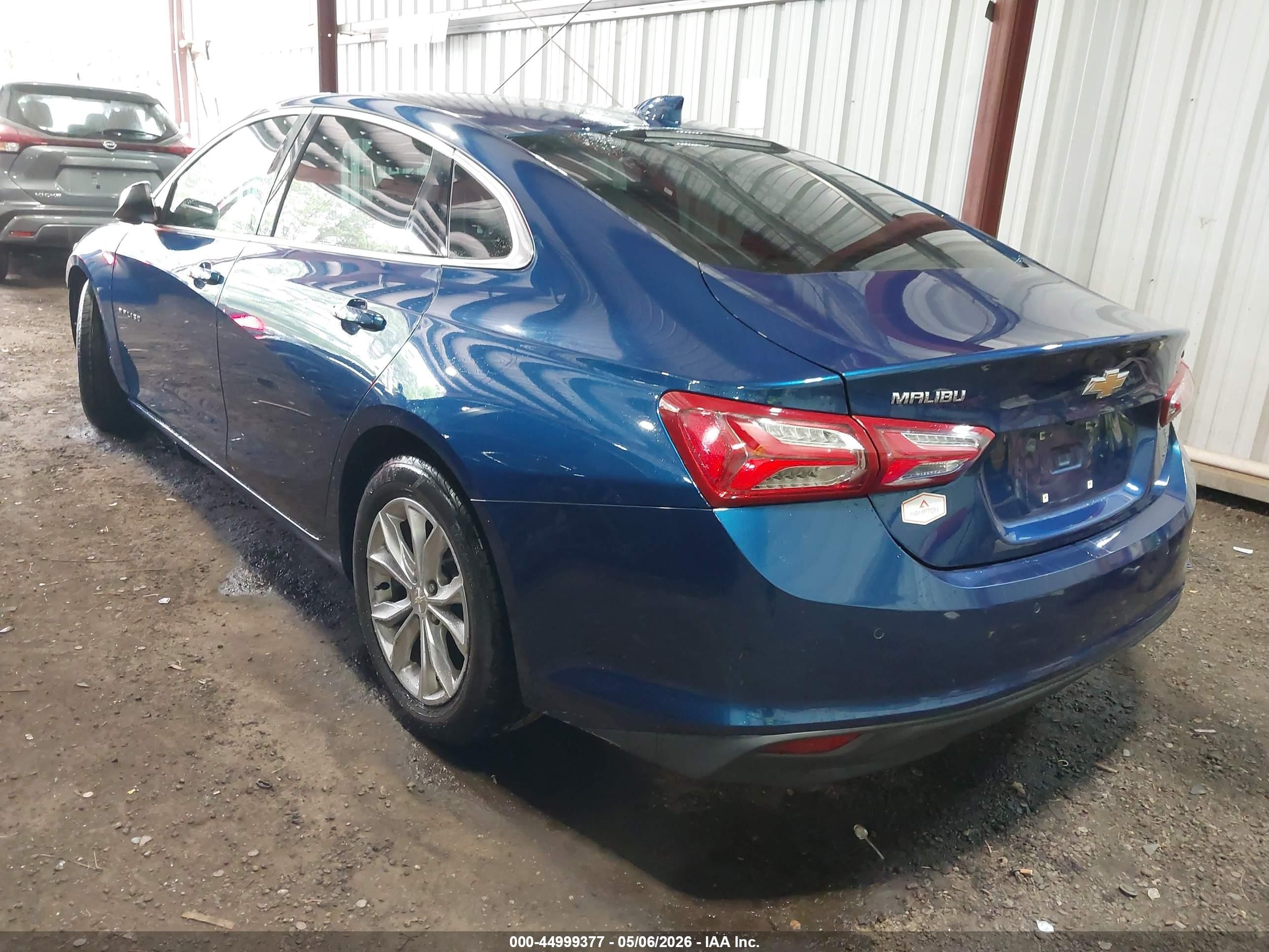 2019 Chevrolet Malibu Lt Синий vin: 1G1ZD5ST2KF151561