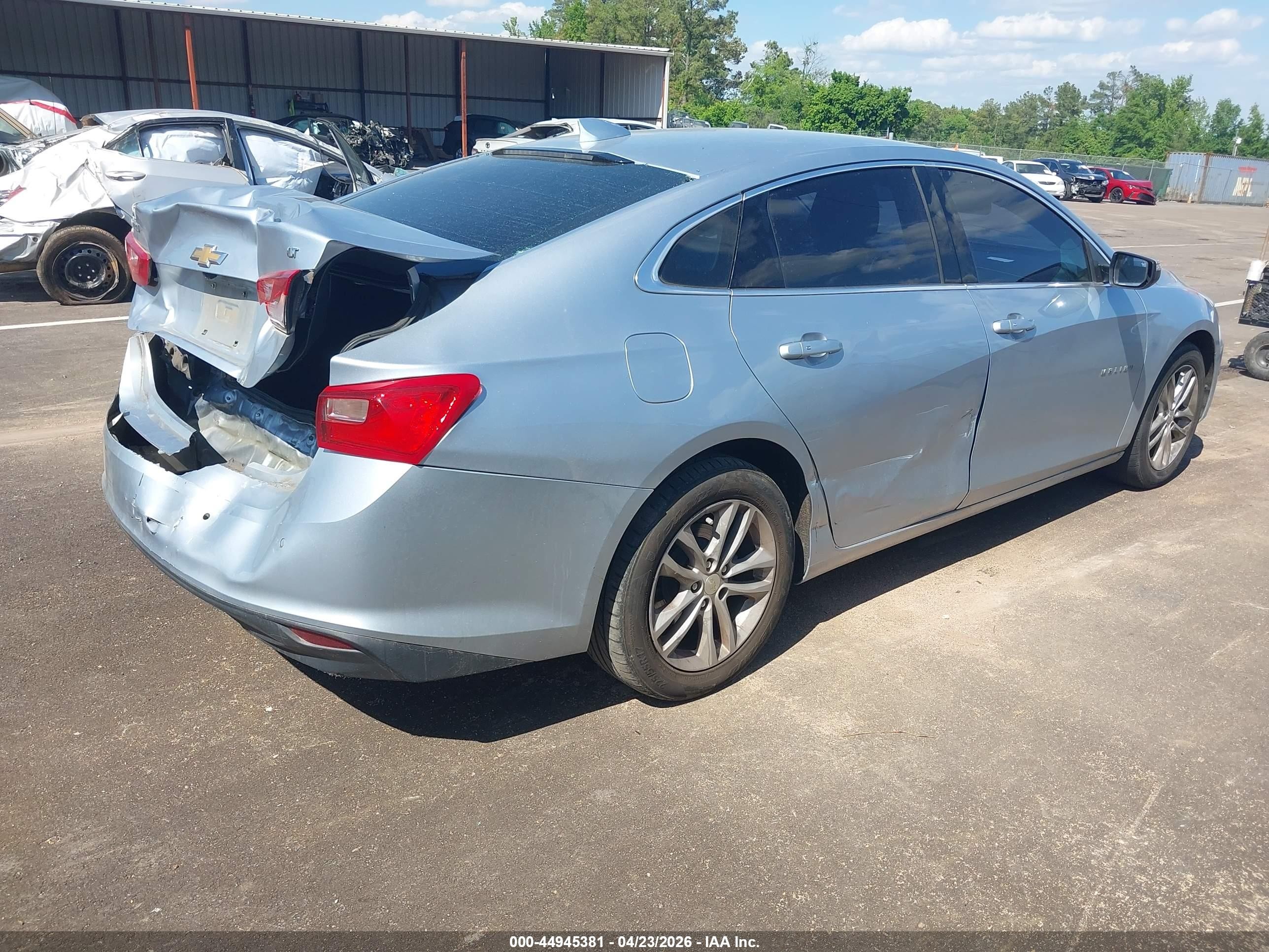 2018 Chevrolet Malibu Lt Синий vin: 1G1ZD5ST3JF160302