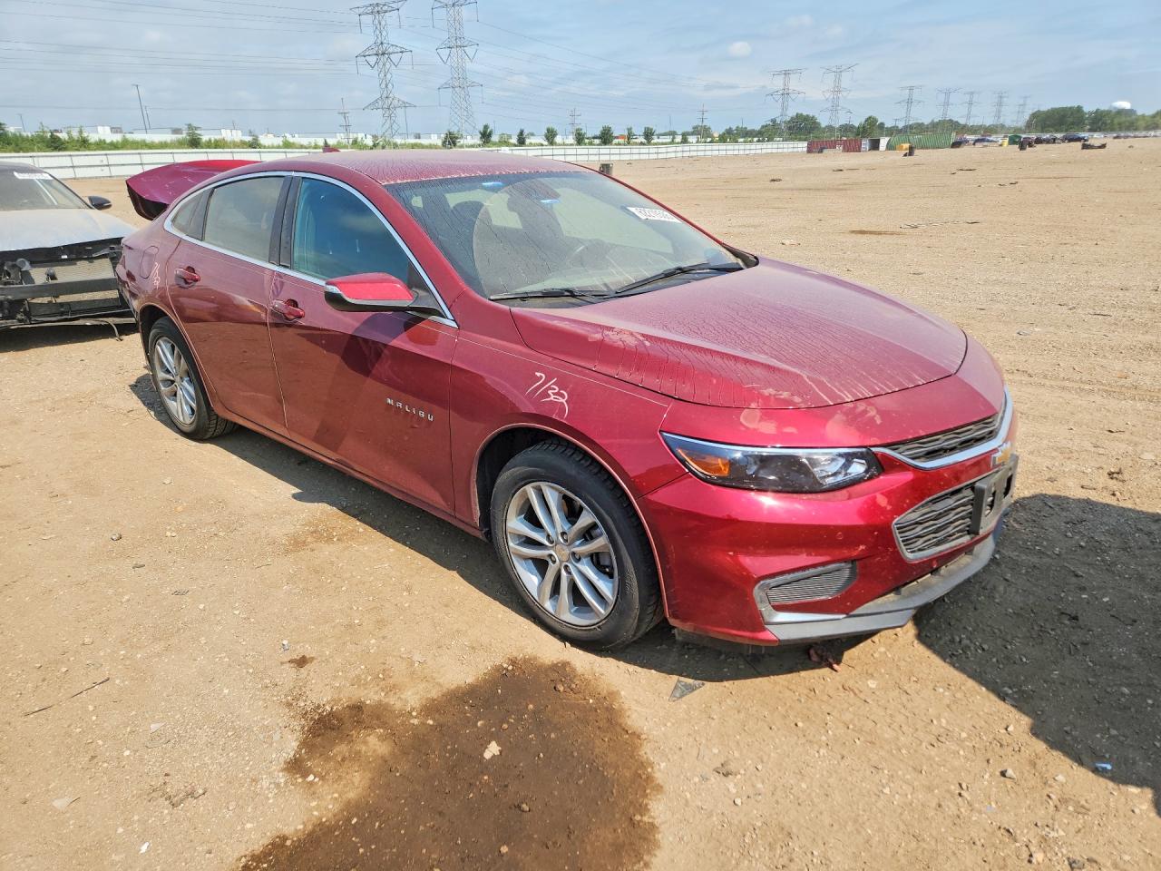 2018 Chevrolet Malibu Lt Red vin: 1G1ZD5ST3JF212964