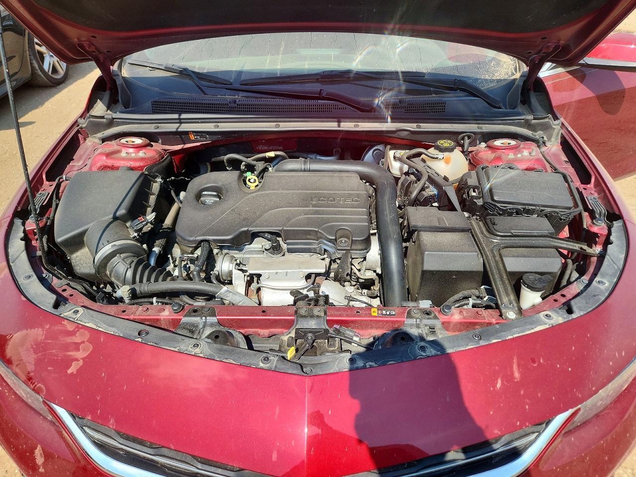 2018 Chevrolet Malibu Lt Red vin: 1G1ZD5ST3JF212964