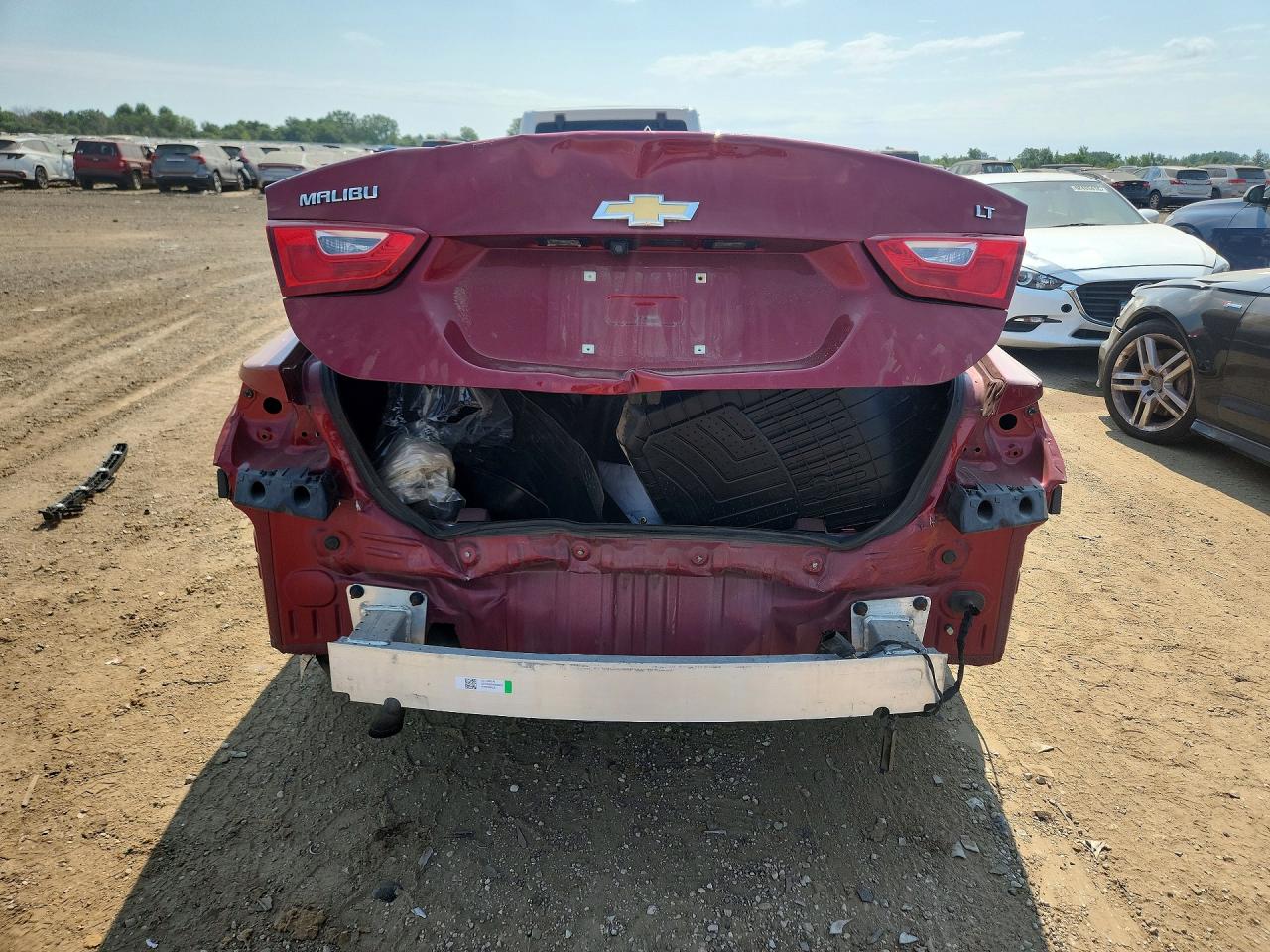 2018 Chevrolet Malibu Lt Red vin: 1G1ZD5ST3JF212964