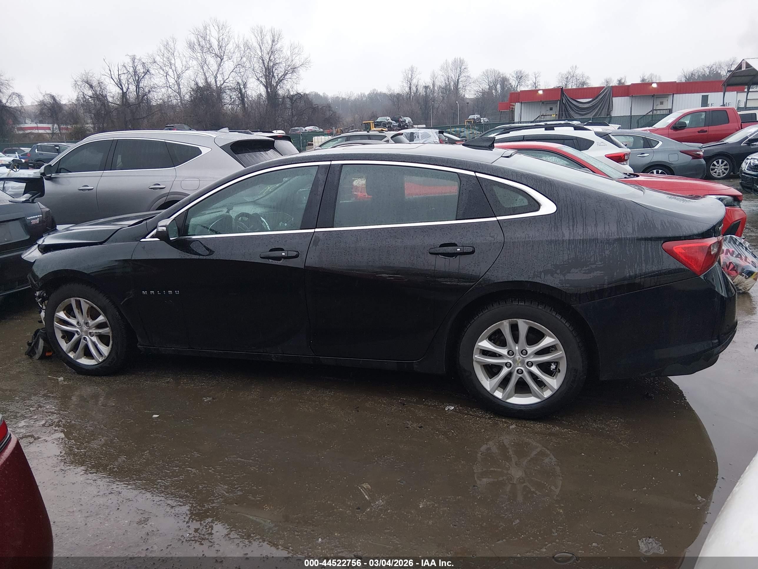 2018 Chevrolet Malibu Lt Black vin: 1G1ZD5ST3JF239680