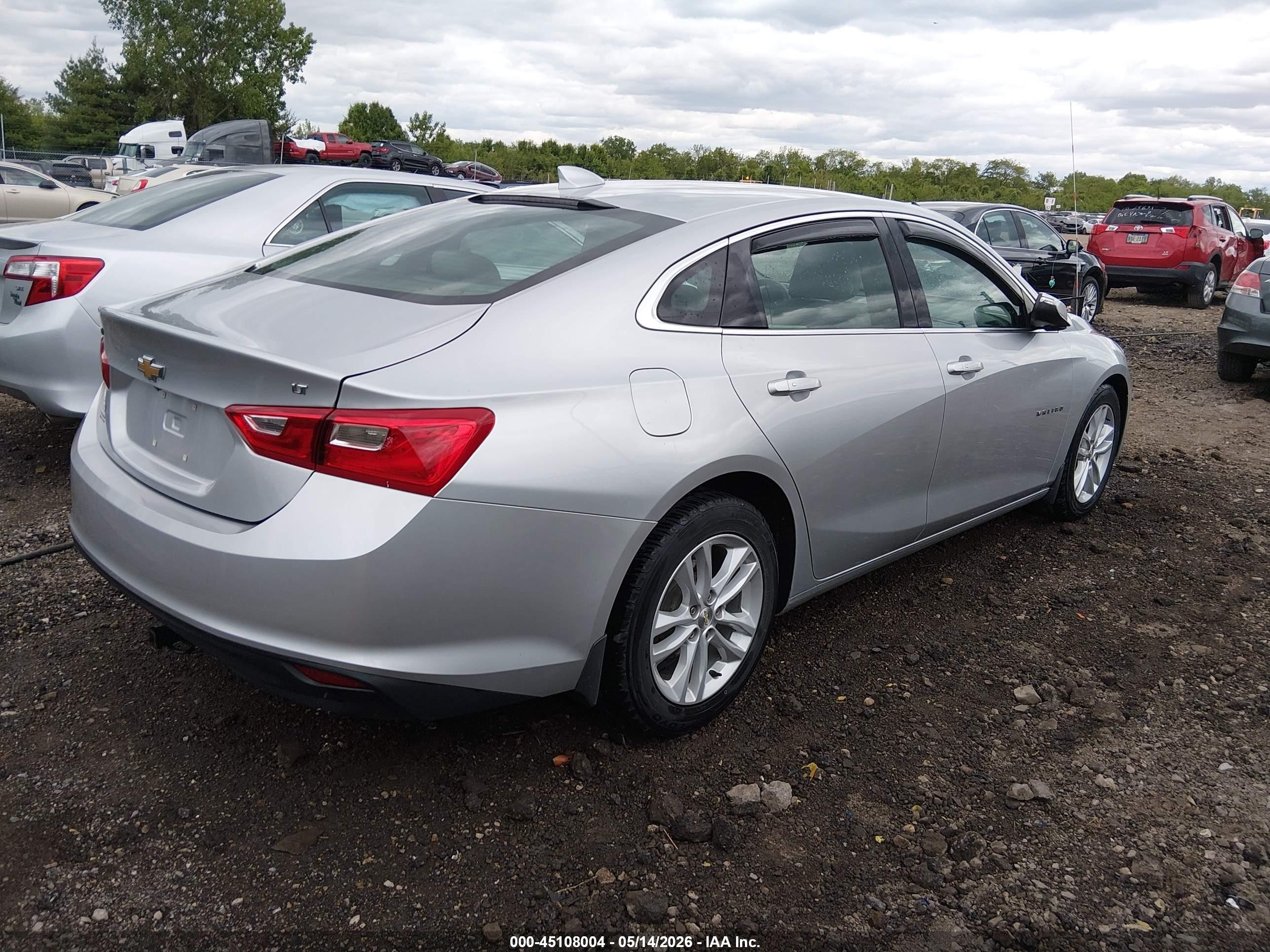 2018 Chevrolet Malibu Lt Gray vin: 1G1ZD5ST3JF265664