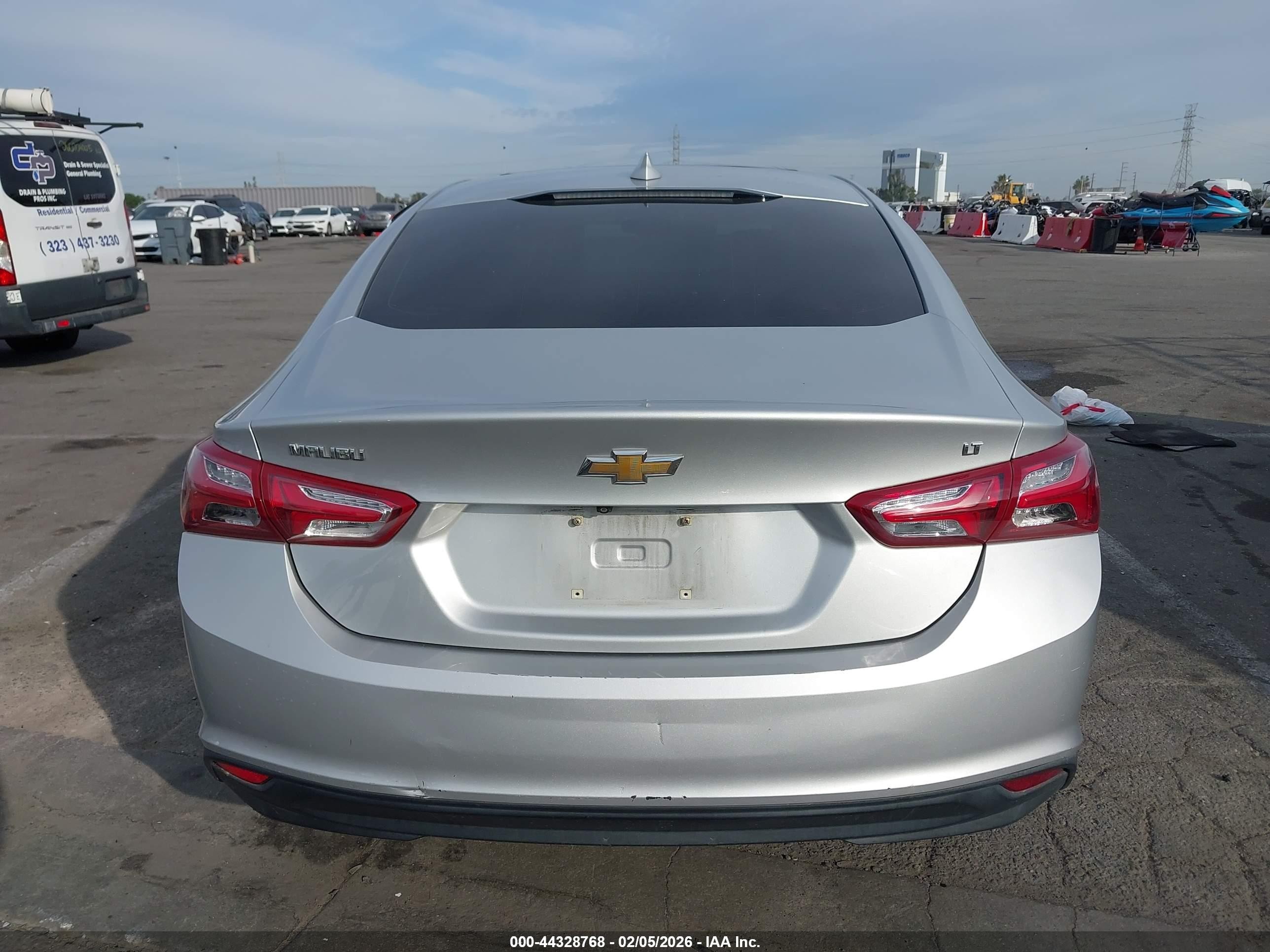 2019 Chevrolet Malibu Lt Silver vin: 1G1ZD5ST3KF104278