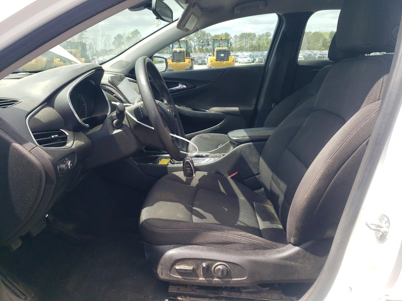 2020 Chevrolet Malibu Lt White vin: 1G1ZD5ST3LF091016