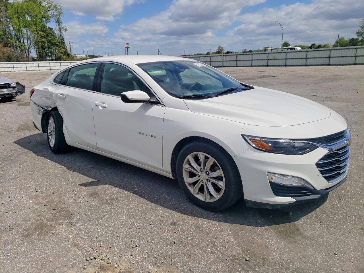2020 Chevrolet Malibu Lt White vin: 1G1ZD5ST3LF091016