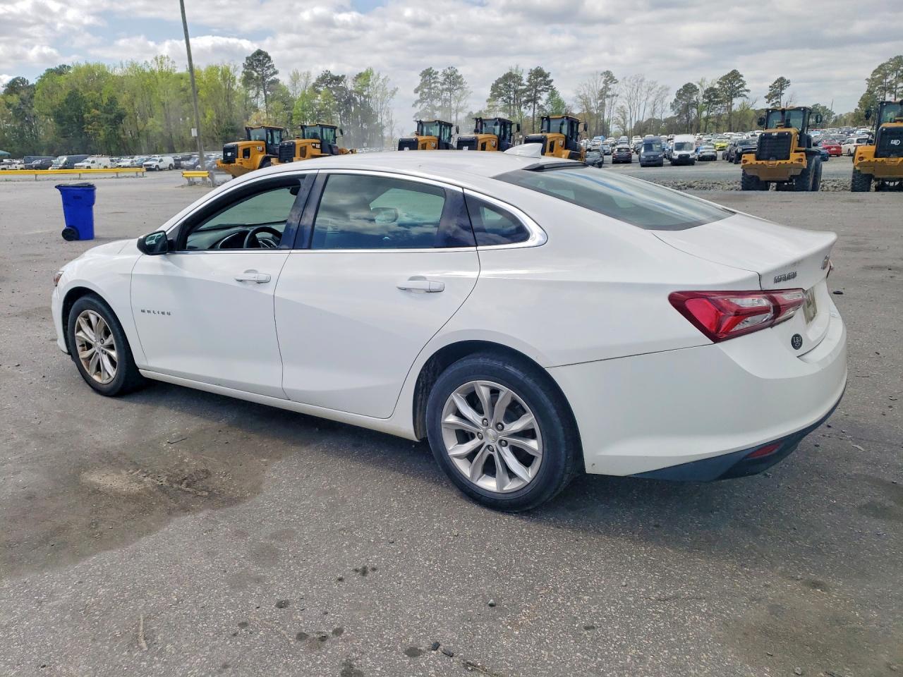 2020 Chevrolet Malibu Lt White vin: 1G1ZD5ST3LF091016