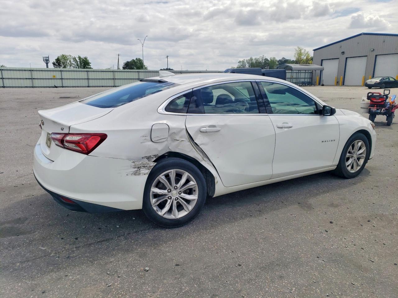 2020 Chevrolet Malibu Lt White vin: 1G1ZD5ST3LF091016
