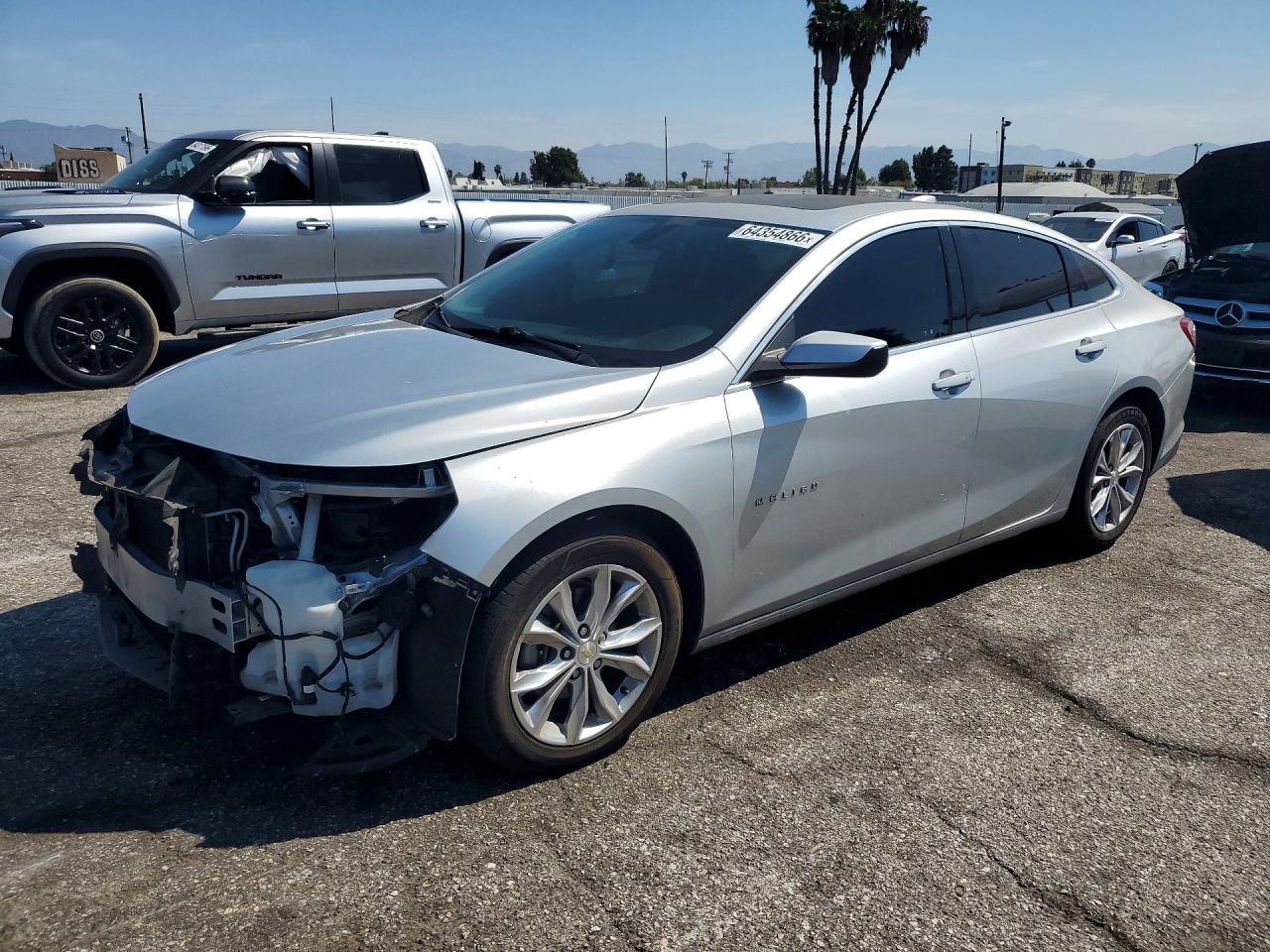 2021 Chevrolet Malibu Lt Серебряный vin: 1G1ZD5ST3MF023414