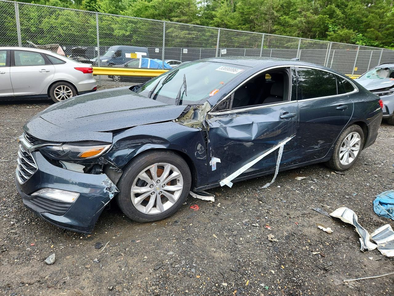 2021 Chevrolet Malibu Lt Серый vin: 1G1ZD5ST3MF031724