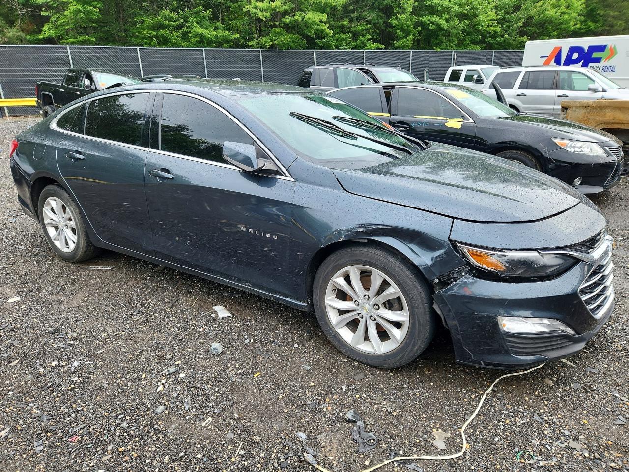 2021 Chevrolet Malibu Lt Серый vin: 1G1ZD5ST3MF031724