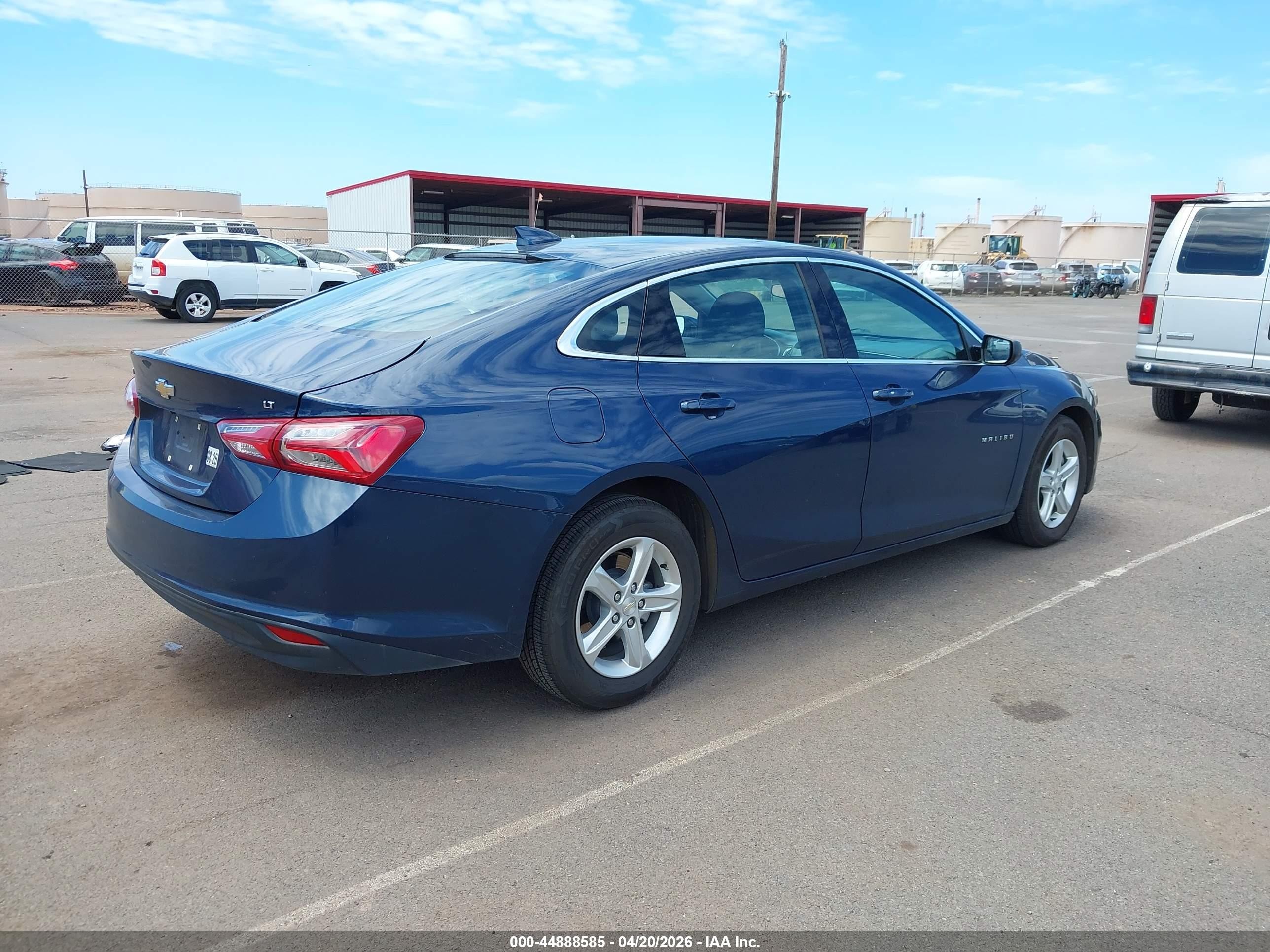 2022 Chevrolet Malibu Fwd Lt Blue vin: 1G1ZD5ST3NF171449