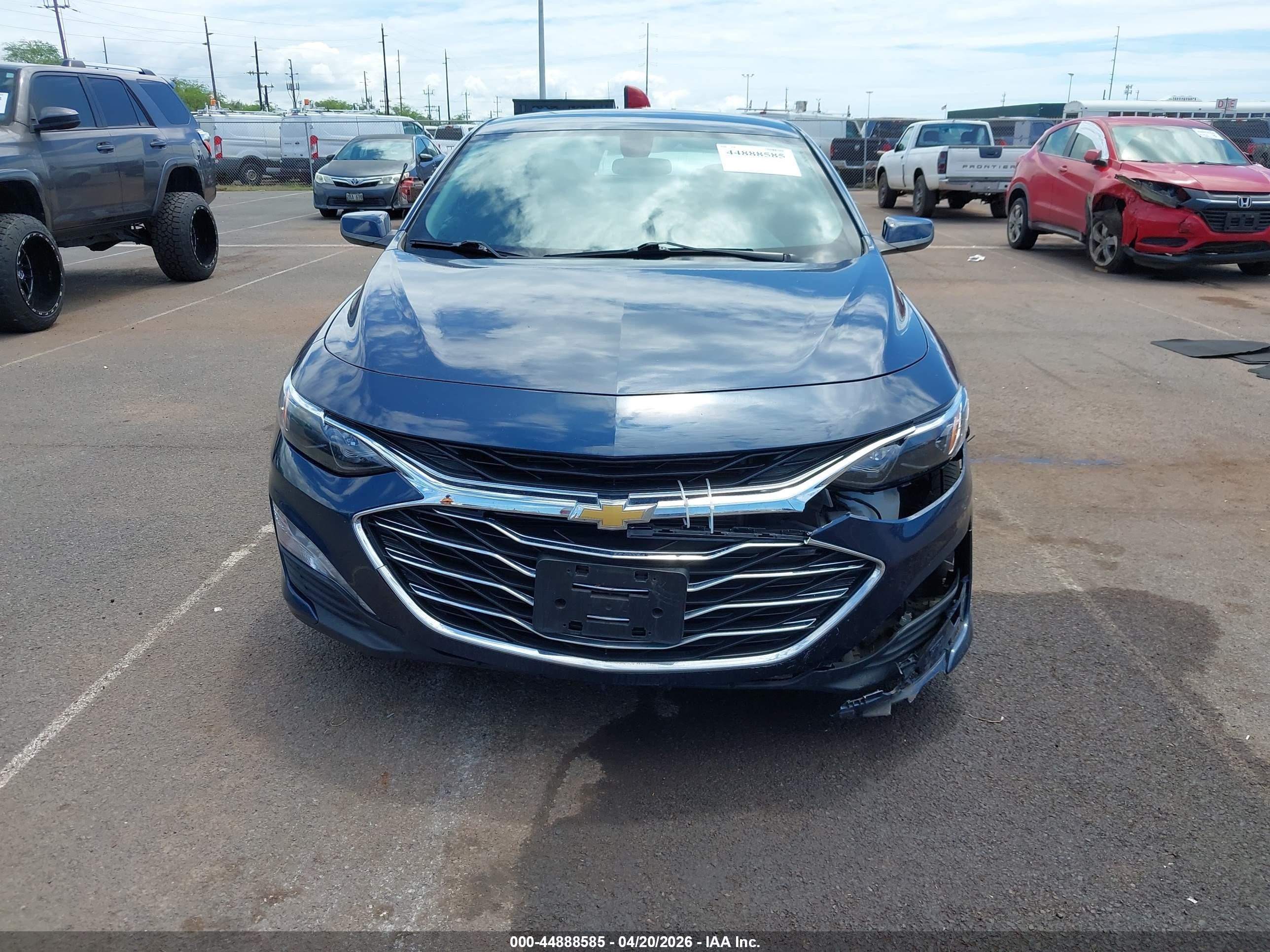 2022 Chevrolet Malibu Fwd Lt Blue vin: 1G1ZD5ST3NF171449