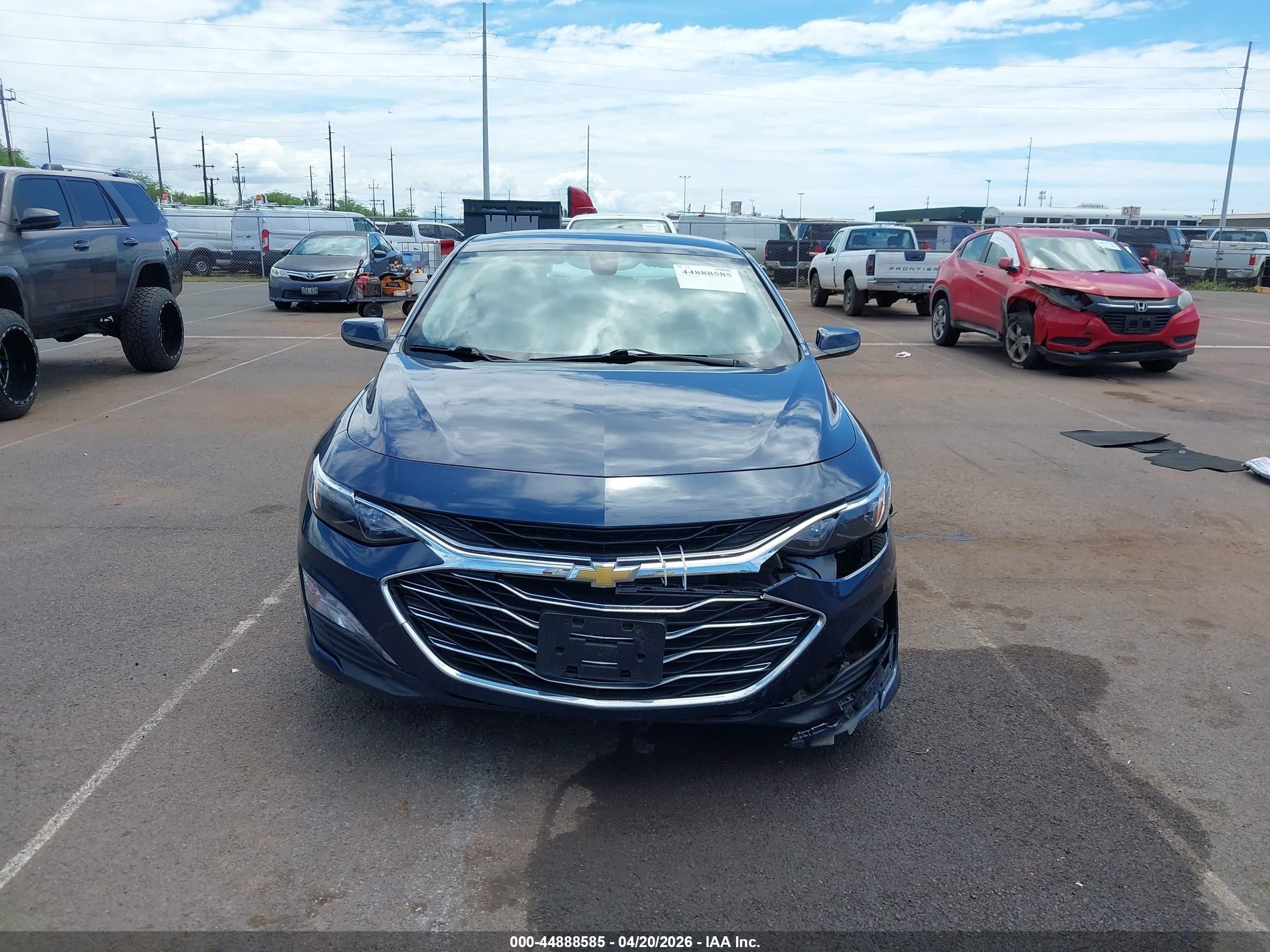 2022 Chevrolet Malibu Fwd Lt Blue vin: 1G1ZD5ST3NF171449