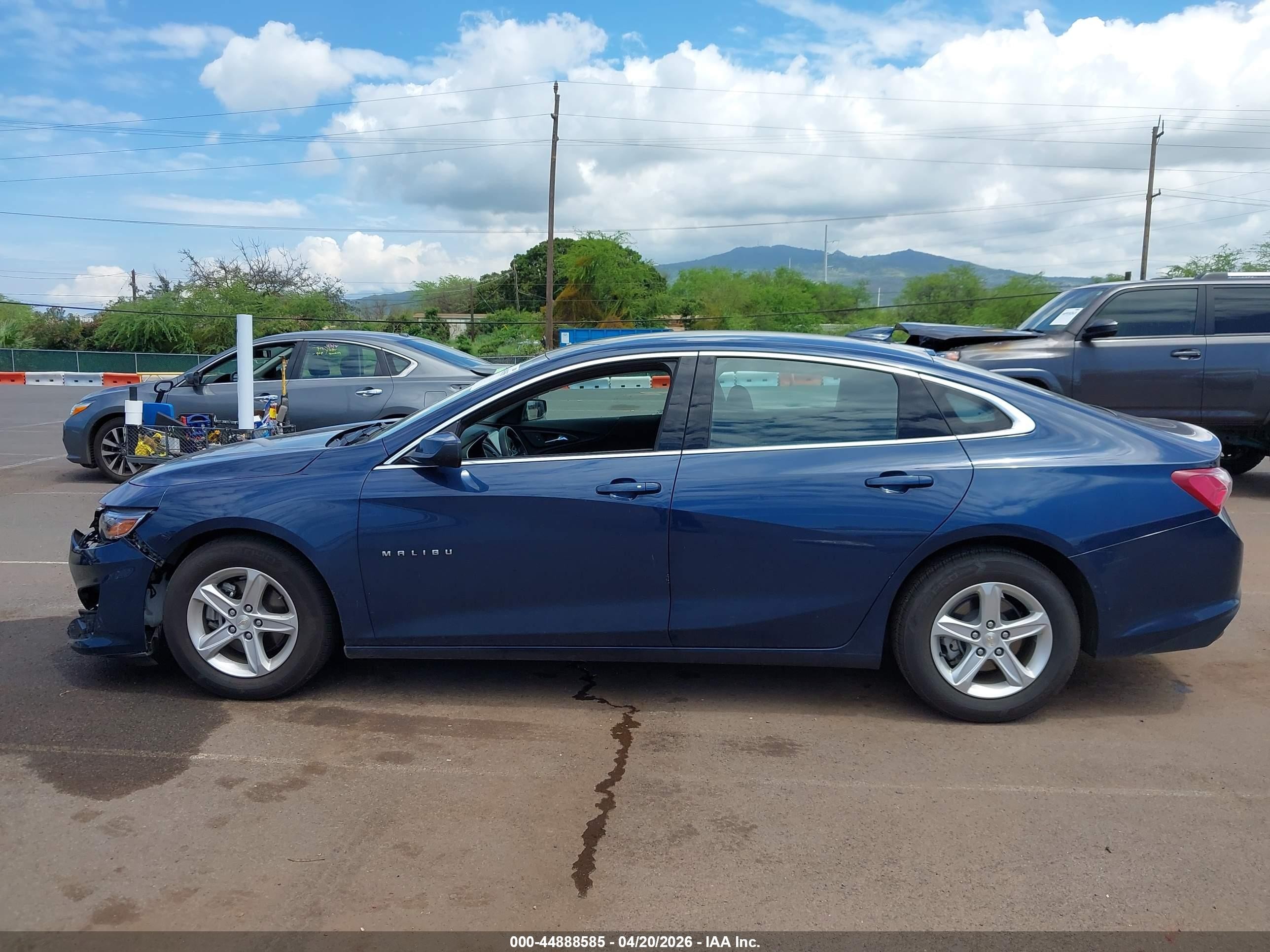 2022 Chevrolet Malibu Fwd Lt Blue vin: 1G1ZD5ST3NF171449