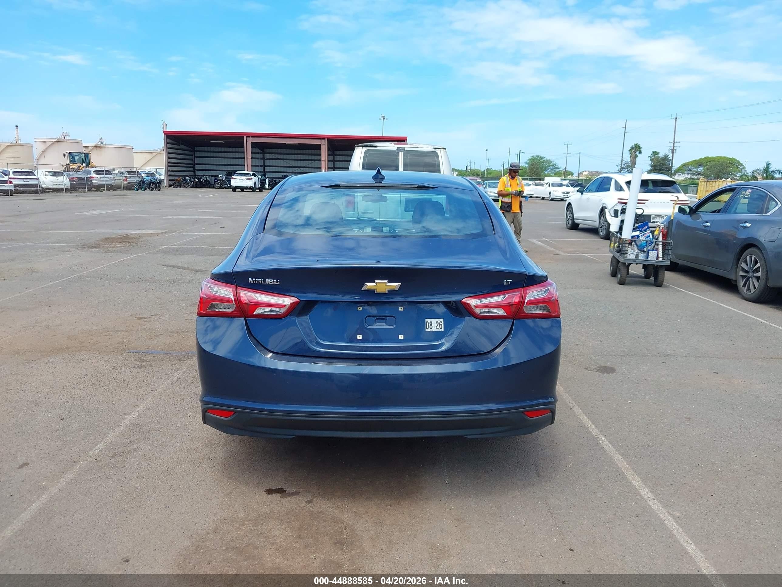 2022 Chevrolet Malibu Fwd Lt Blue vin: 1G1ZD5ST3NF171449