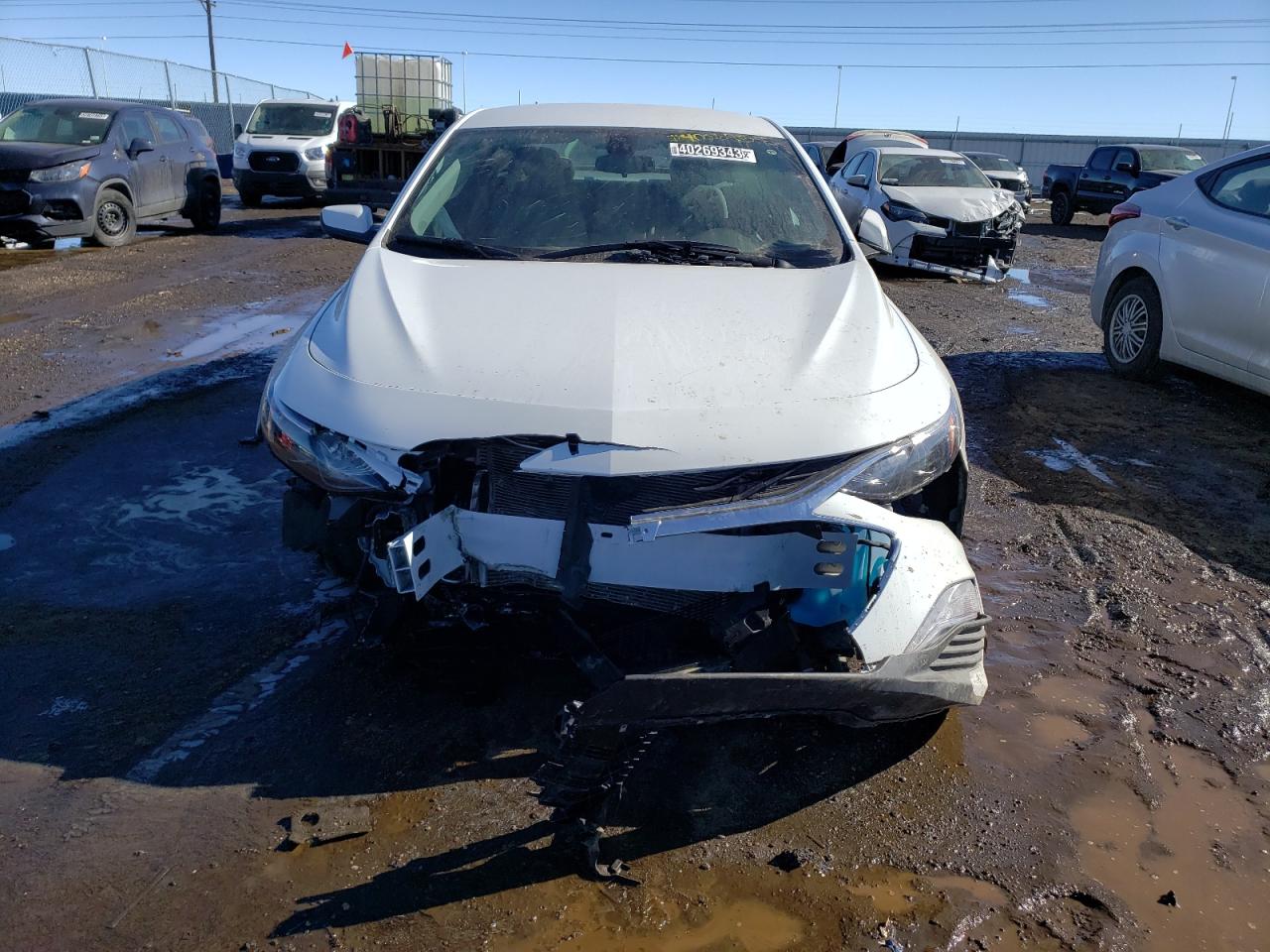 2022 Chevrolet Malibu Lt White vin: 1G1ZD5ST3NF184542
