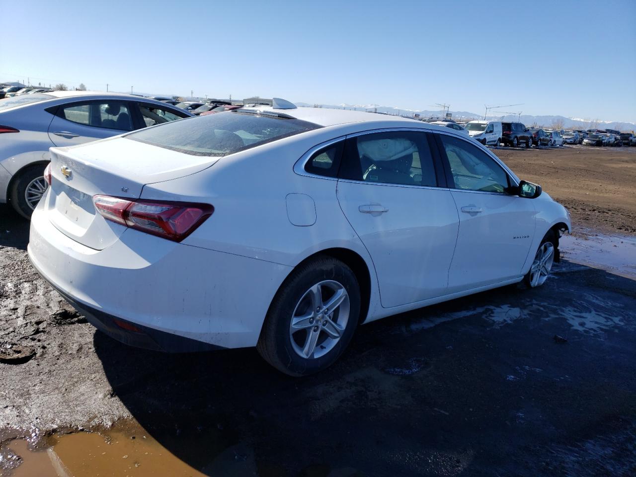 2022 Chevrolet Malibu Lt White vin: 1G1ZD5ST3NF184542