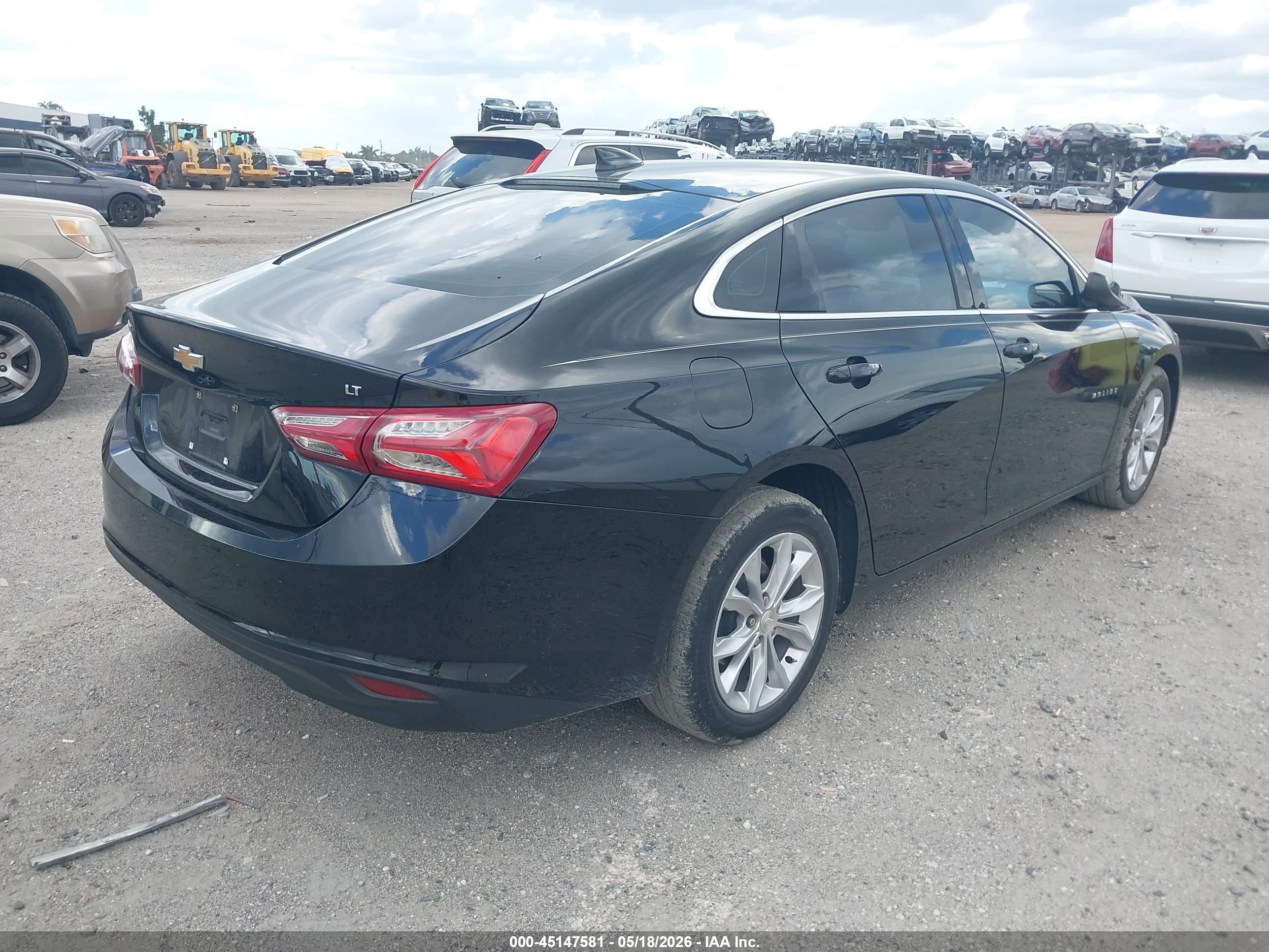 2022 Chevrolet Malibu Fwd Lt Black vin: 1G1ZD5ST3NF209004