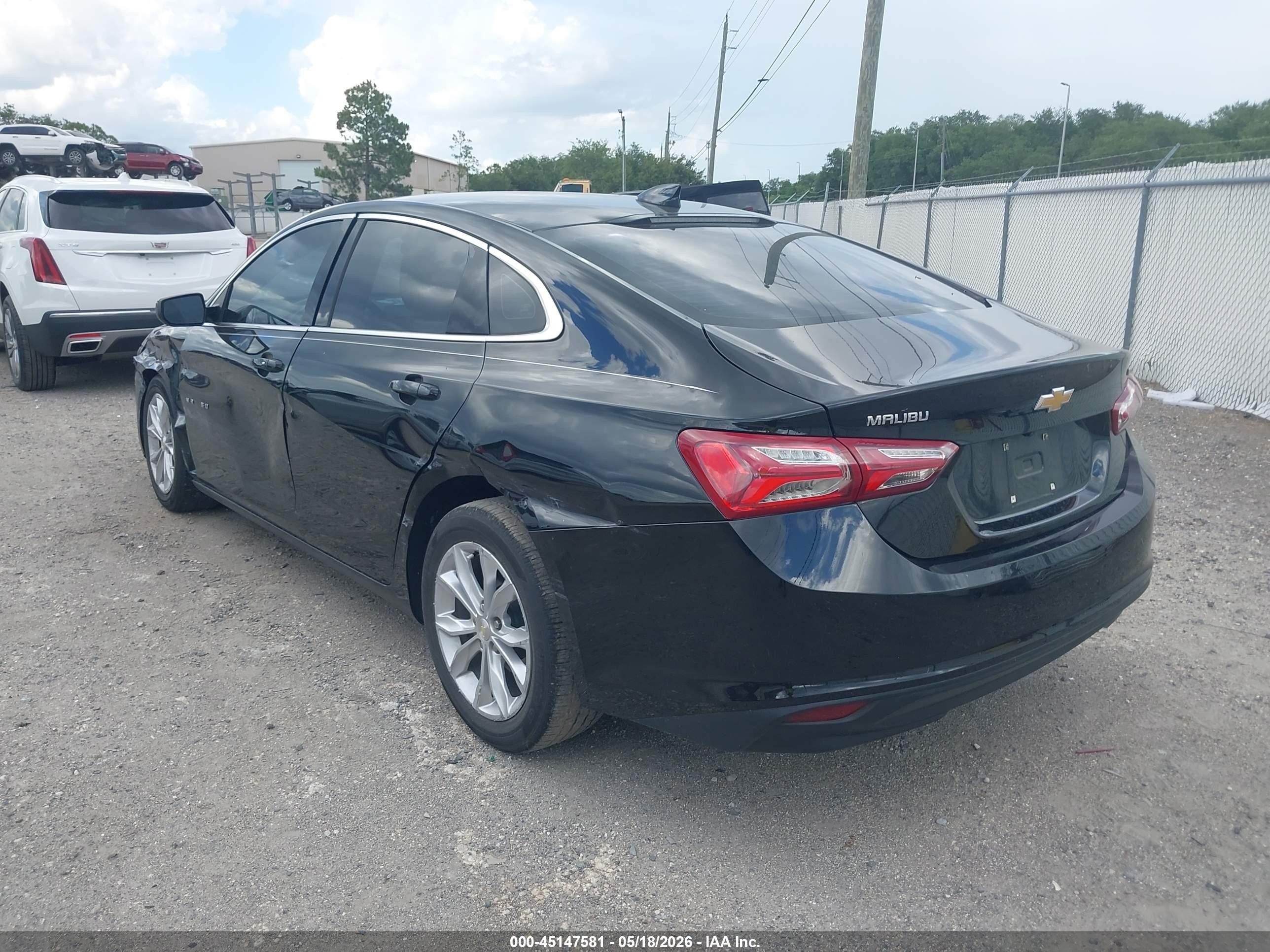 2022 Chevrolet Malibu Fwd Lt Black vin: 1G1ZD5ST3NF209004