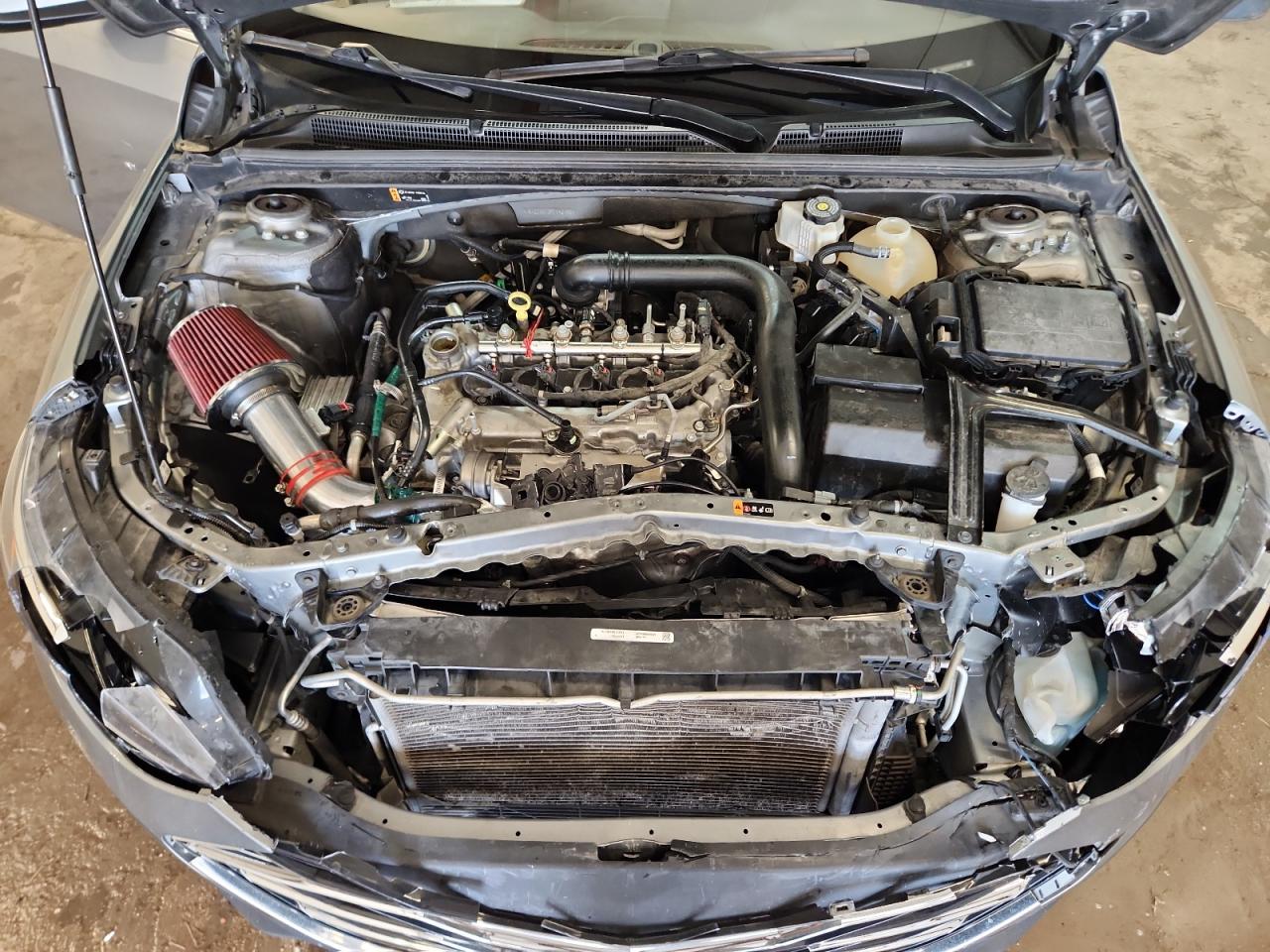 2023 Chevrolet Malibu Lt Серый vin: 1G1ZD5ST3PF142195 Damage: Left Front Rail, Kinked, > 12 Inches