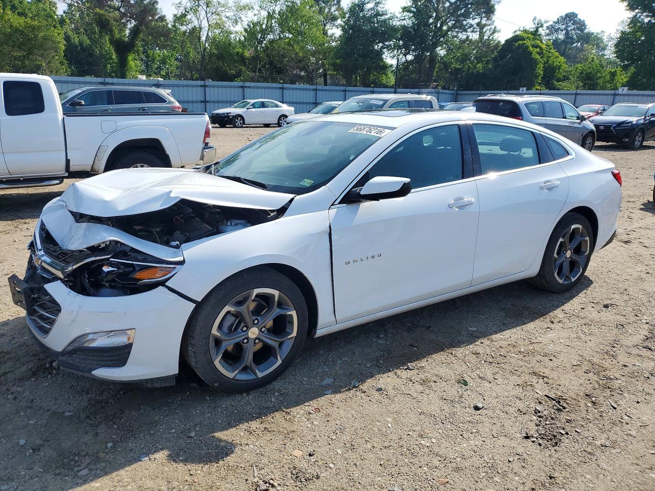 2024 Chevrolet Malibu Lt White vin: 1G1ZD5ST3RF192680