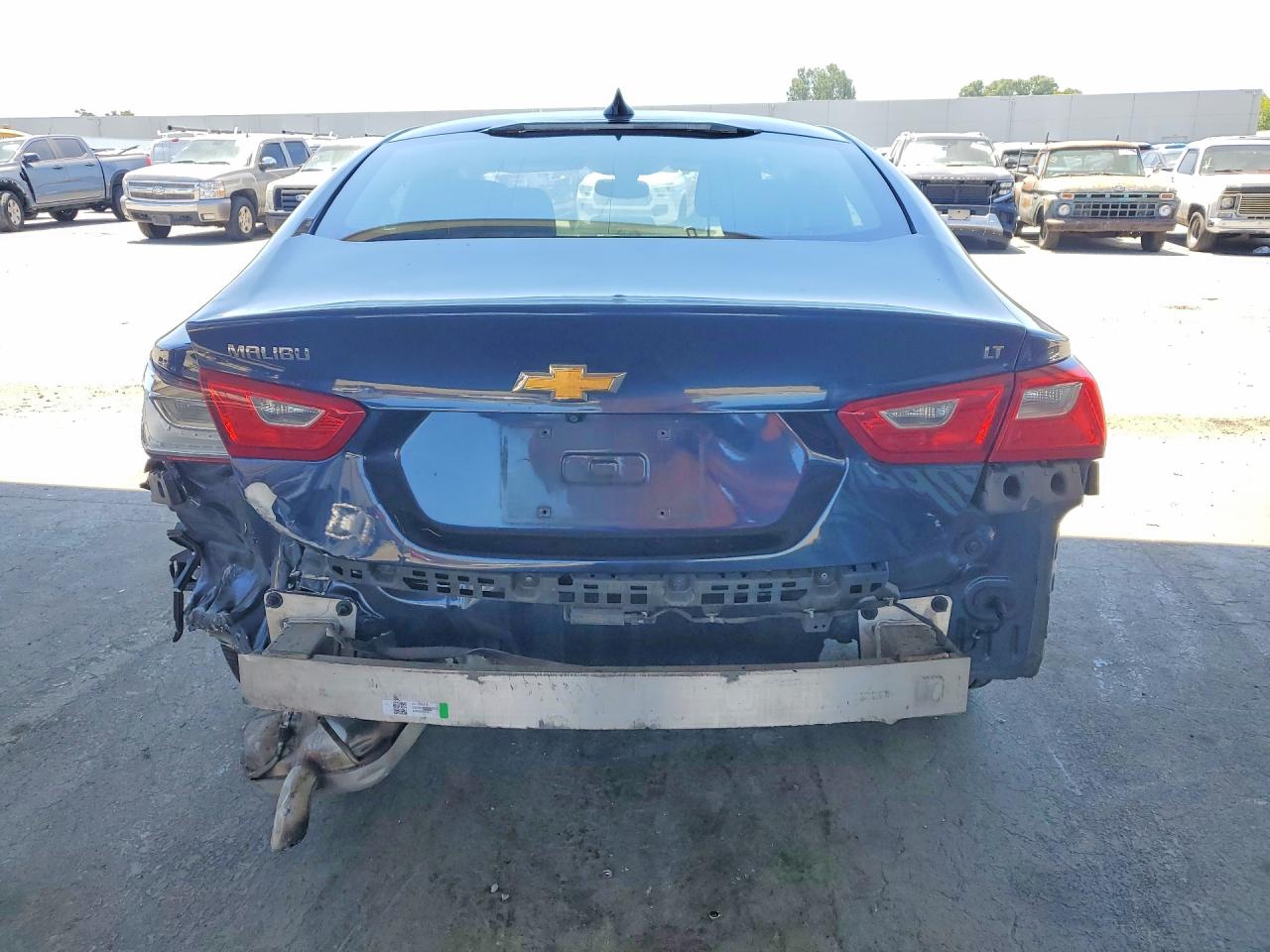 2018 Chevrolet Malibu Lt Синий vin: 1G1ZD5ST4JF235055