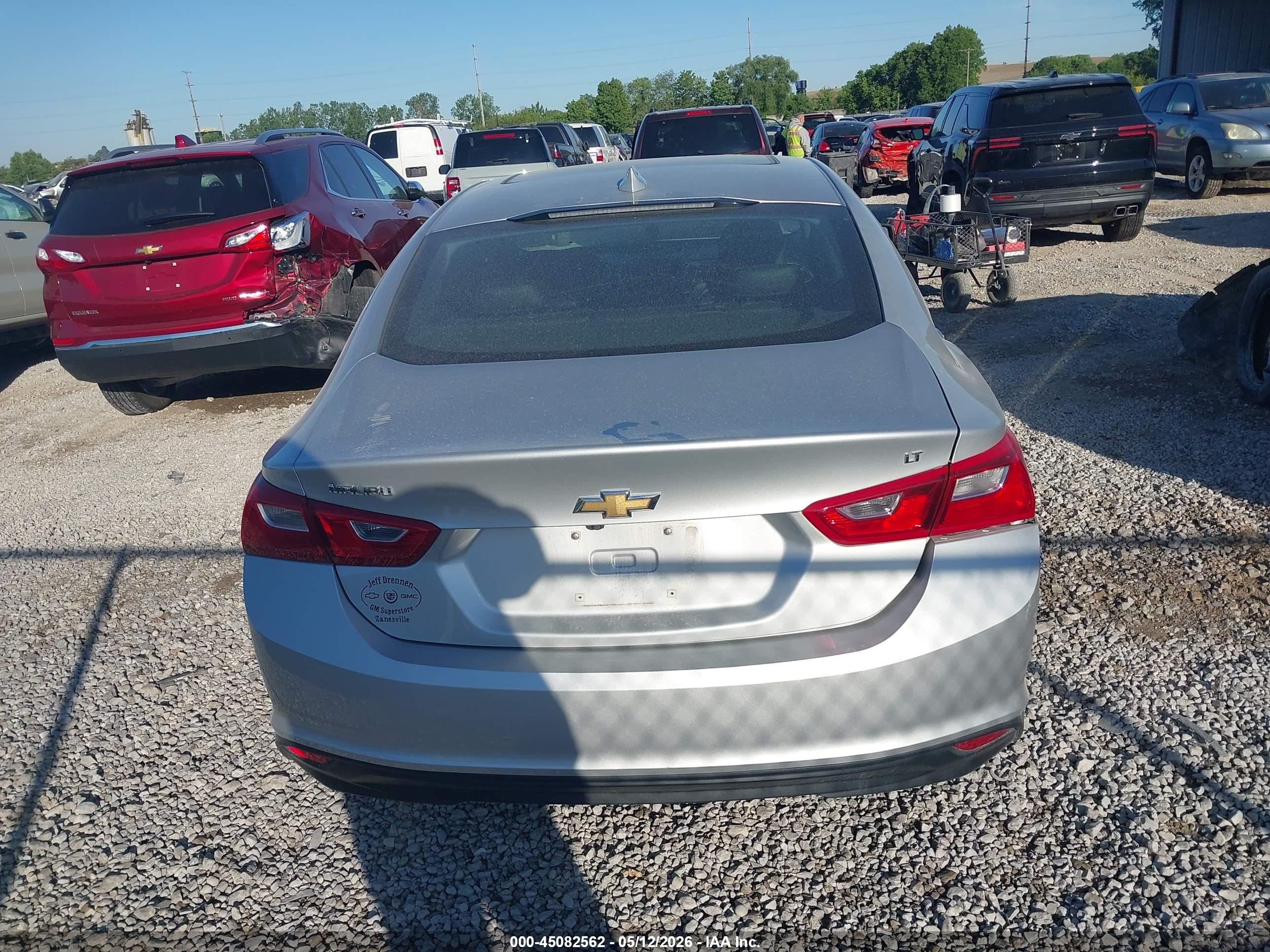 2018 Chevrolet Malibu Lt Silver vin: 1G1ZD5ST4JF267388