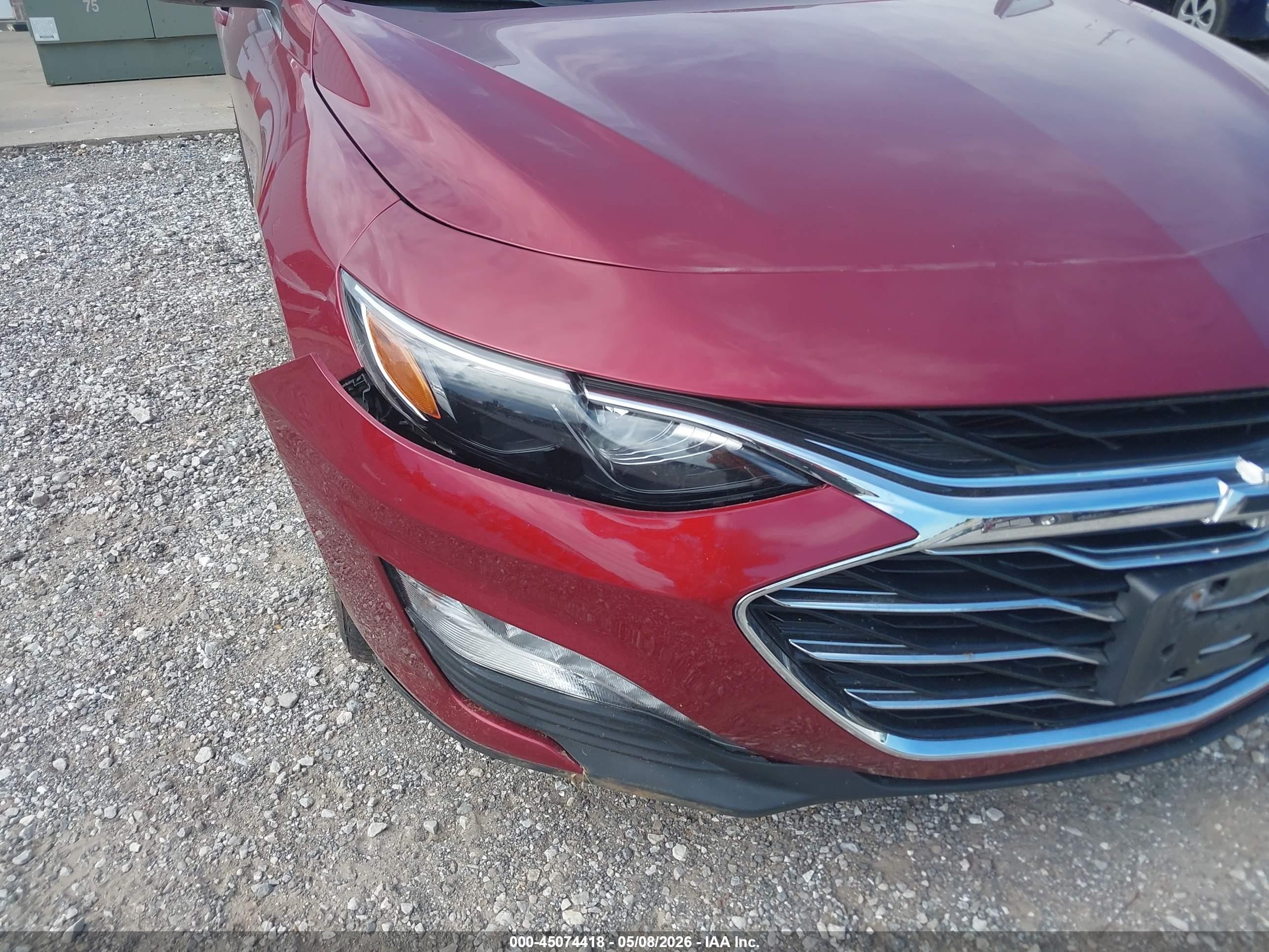 2019 Chevrolet Malibu Lt Красный vin: 1G1ZD5ST4KF120540