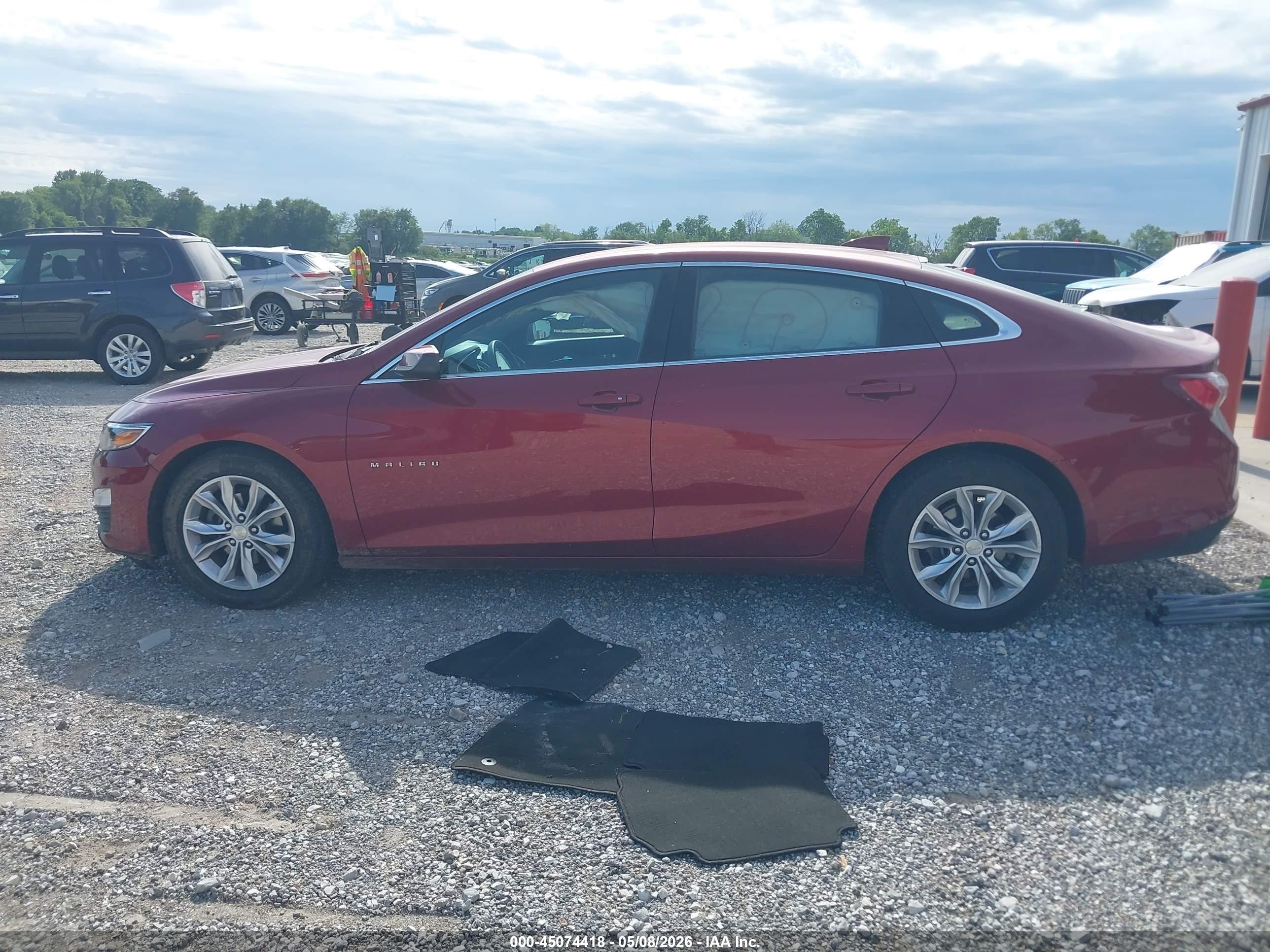 2019 Chevrolet Malibu Lt Красный vin: 1G1ZD5ST4KF120540