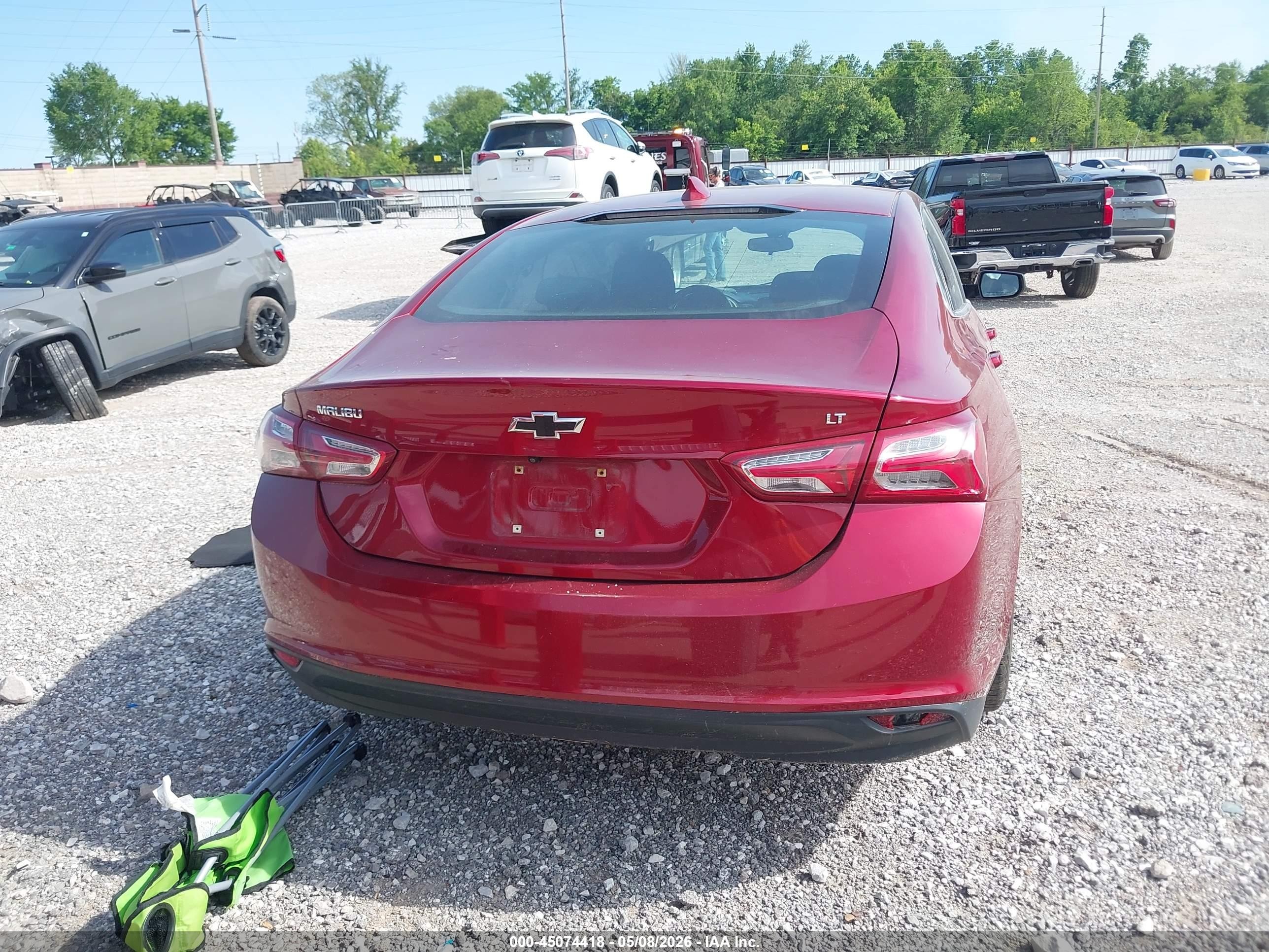2019 Chevrolet Malibu Lt Красный vin: 1G1ZD5ST4KF120540
