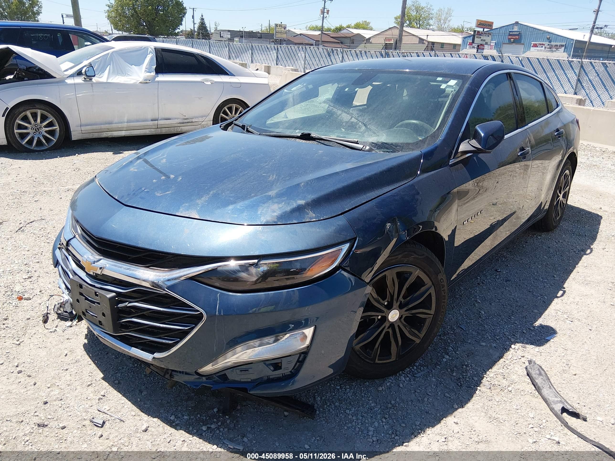 2019 Chevrolet Malibu Lt Blue vin: 1G1ZD5ST4KF138780