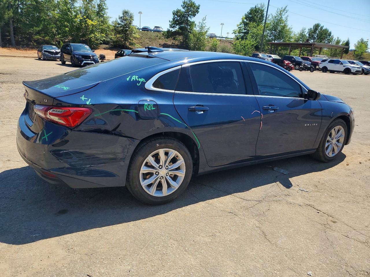 2022 Chevrolet Malibu Lt Blue vin: 1G1ZD5ST4NF123975