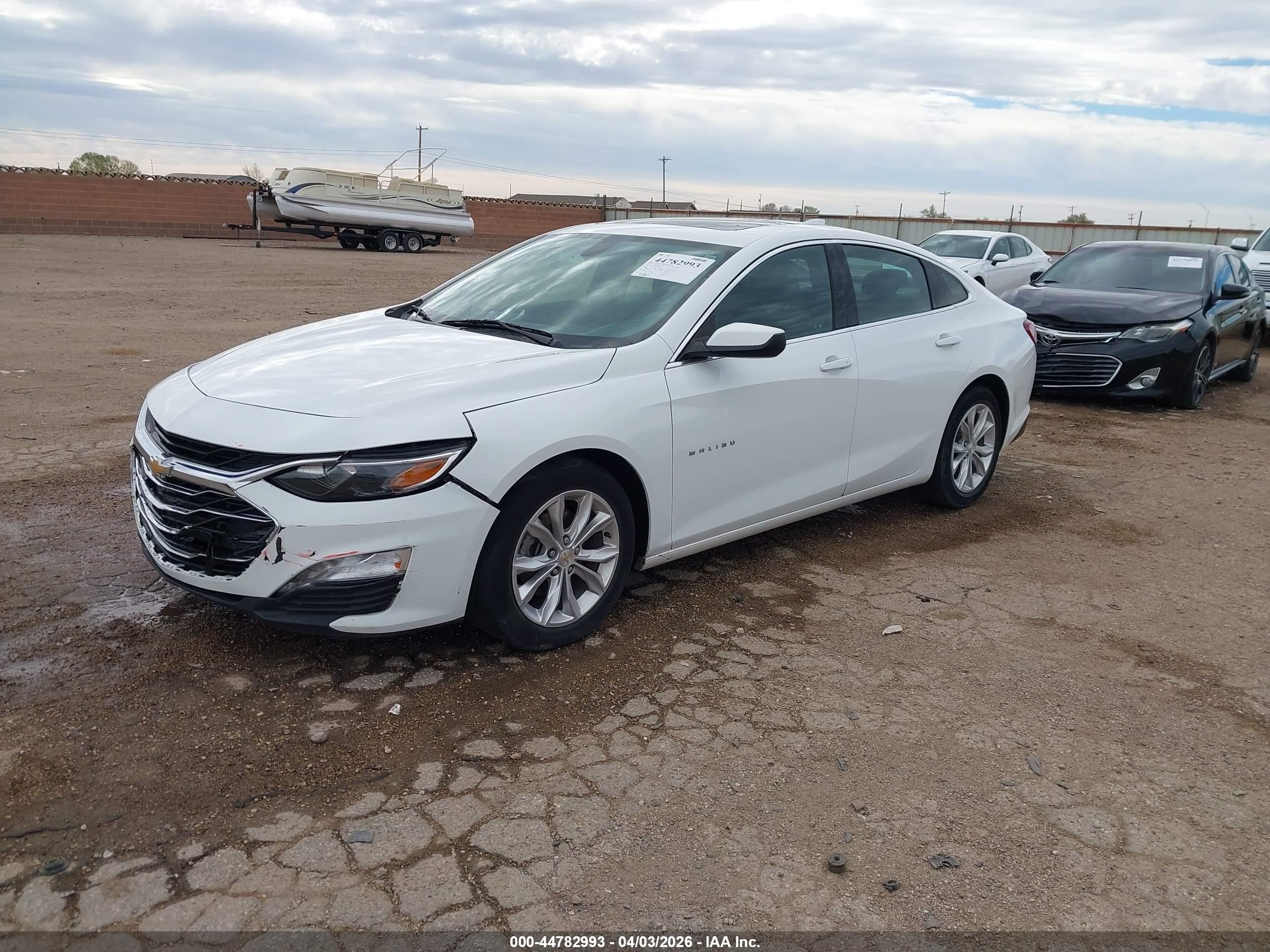 2022 Chevrolet Malibu Fwd Lt White vin: 1G1ZD5ST4NF129209