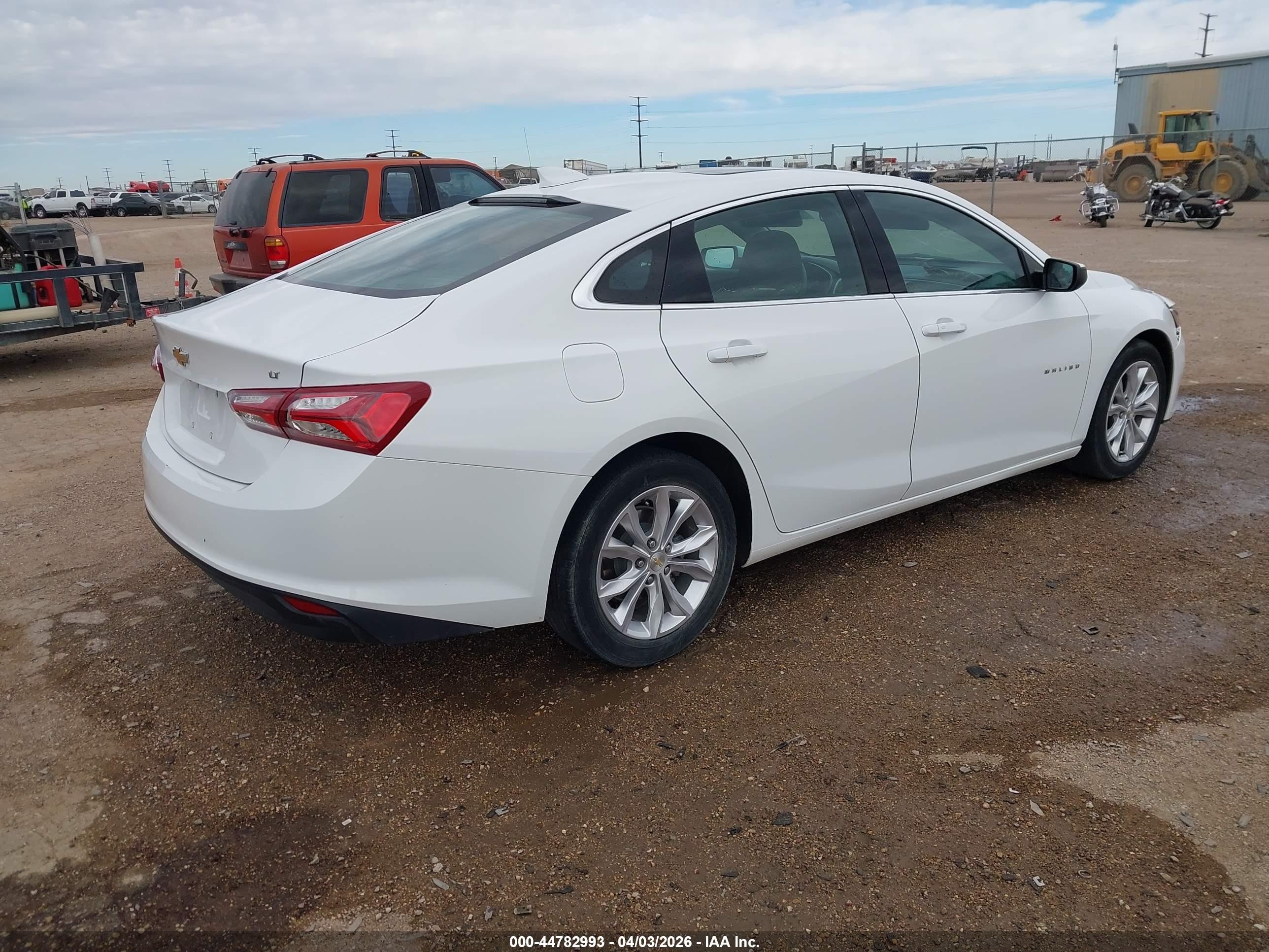2022 Chevrolet Malibu Fwd Lt White vin: 1G1ZD5ST4NF129209