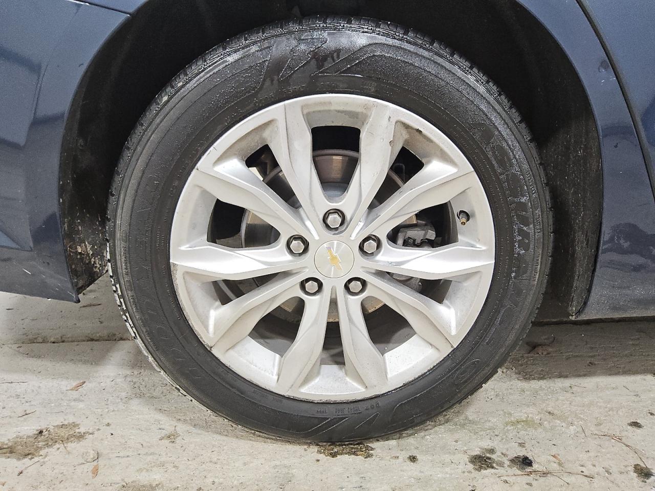 2022 Chevrolet Malibu Lt Blue vin: 1G1ZD5ST4NF174313 Damage: Right Rear Wheel, Curb Rash, > 12 Inches