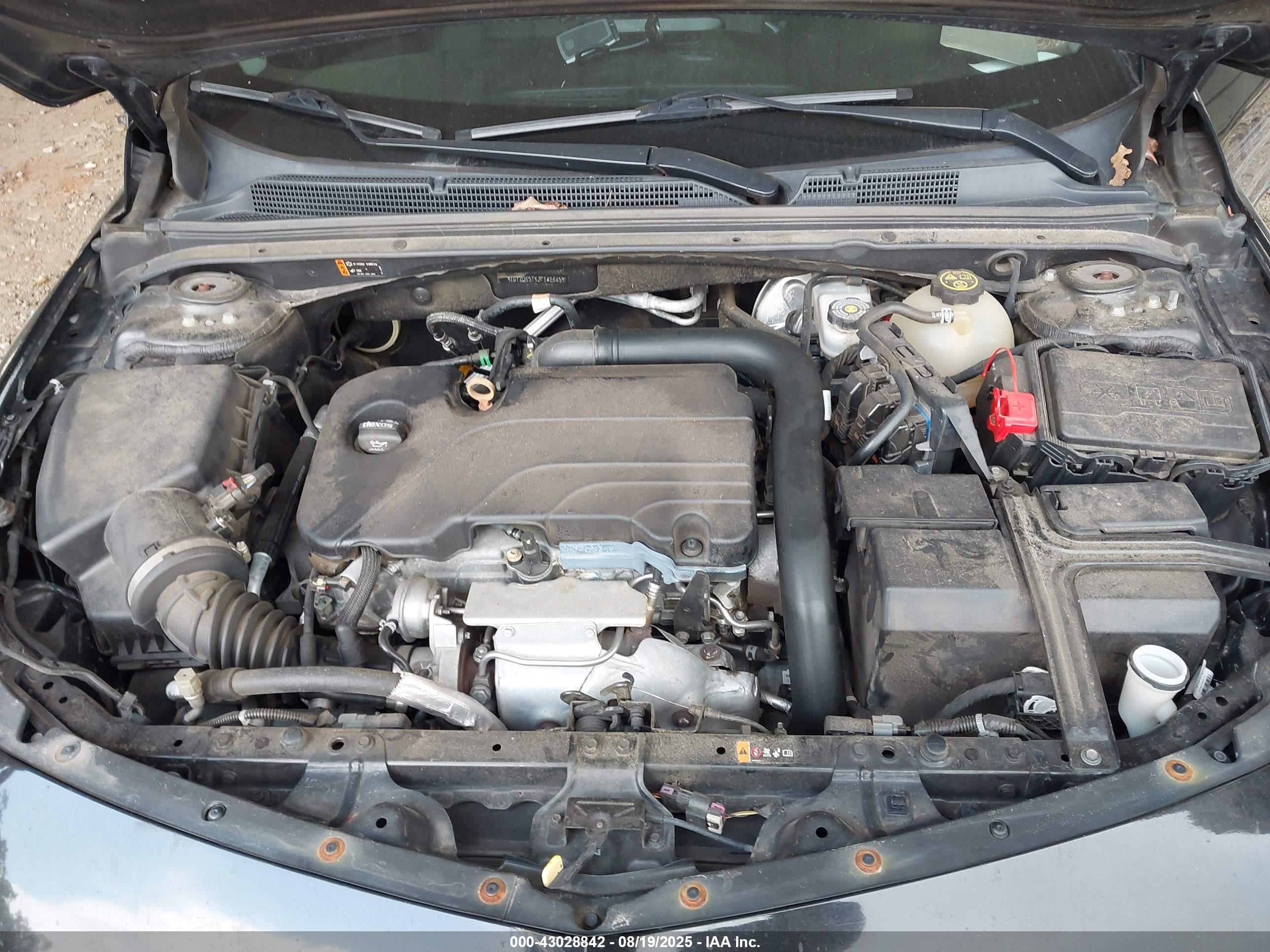 2018 Chevrolet Malibu Lt Черный vin: 1G1ZD5ST5JF142643