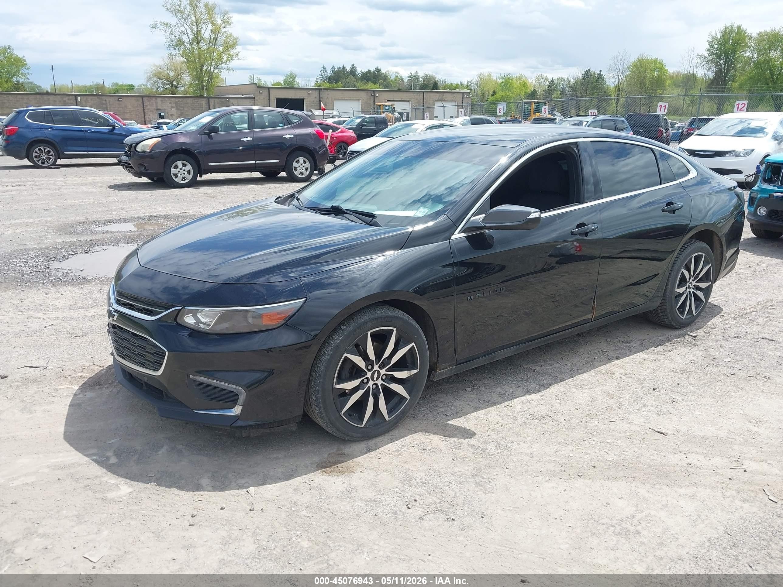 2018 Chevrolet Malibu Lt Black vin: 1G1ZD5ST5JF271384