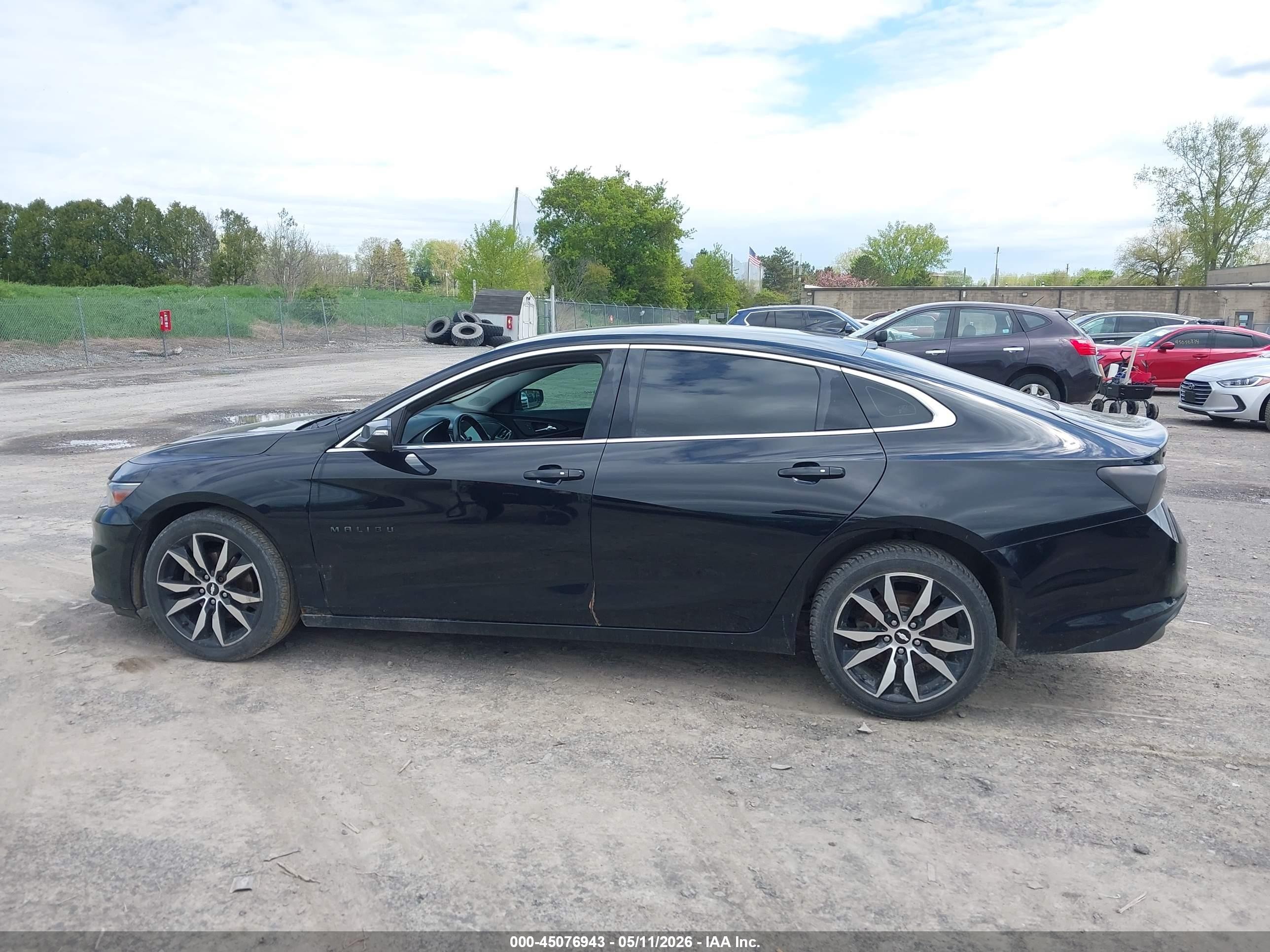 2018 Chevrolet Malibu Lt Black vin: 1G1ZD5ST5JF271384